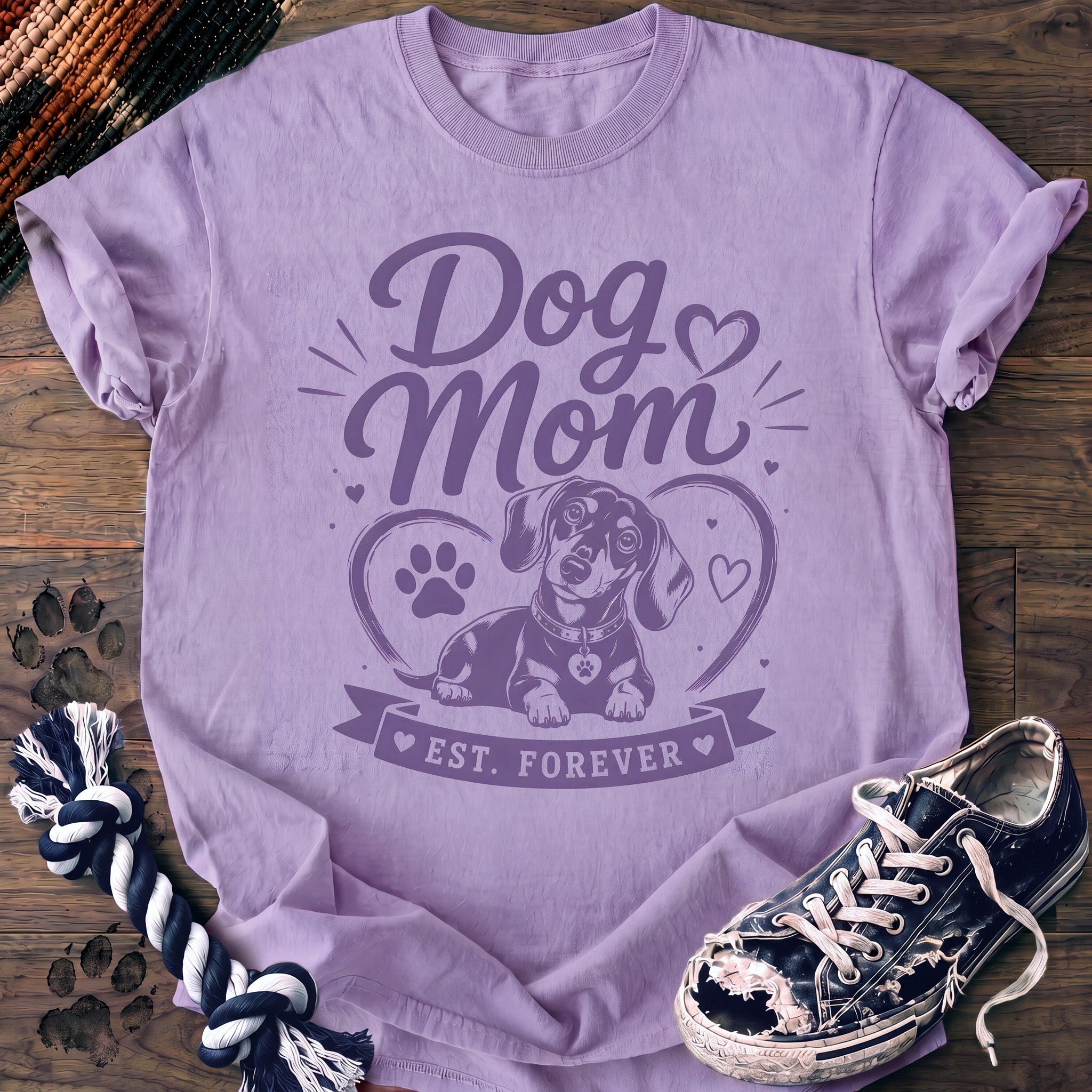 PAWSSION CLUB t-shirt in Orchid color - SKU PC-0370