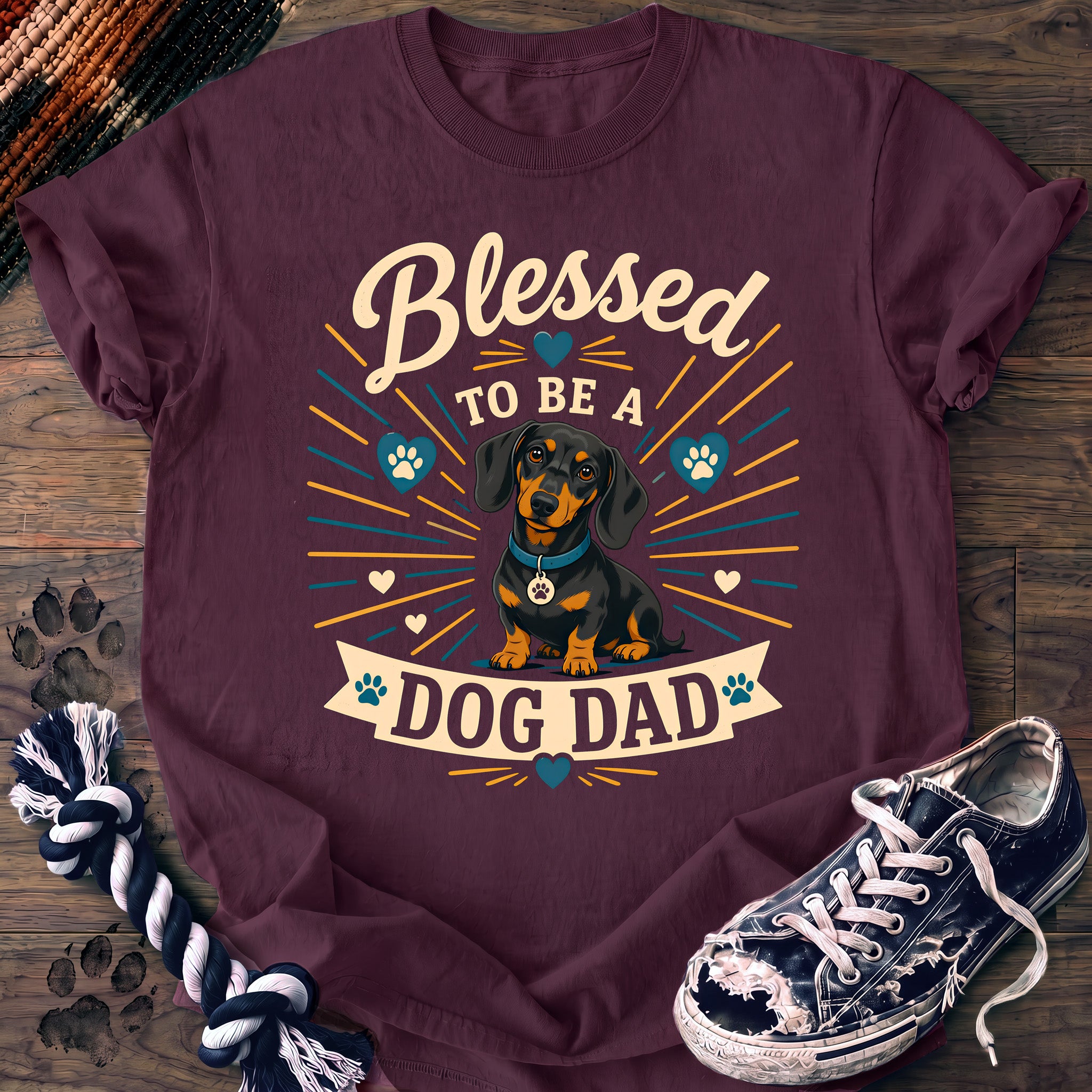 PAWSSION CLUB t-shirt in Berry color - SKU PC-0371