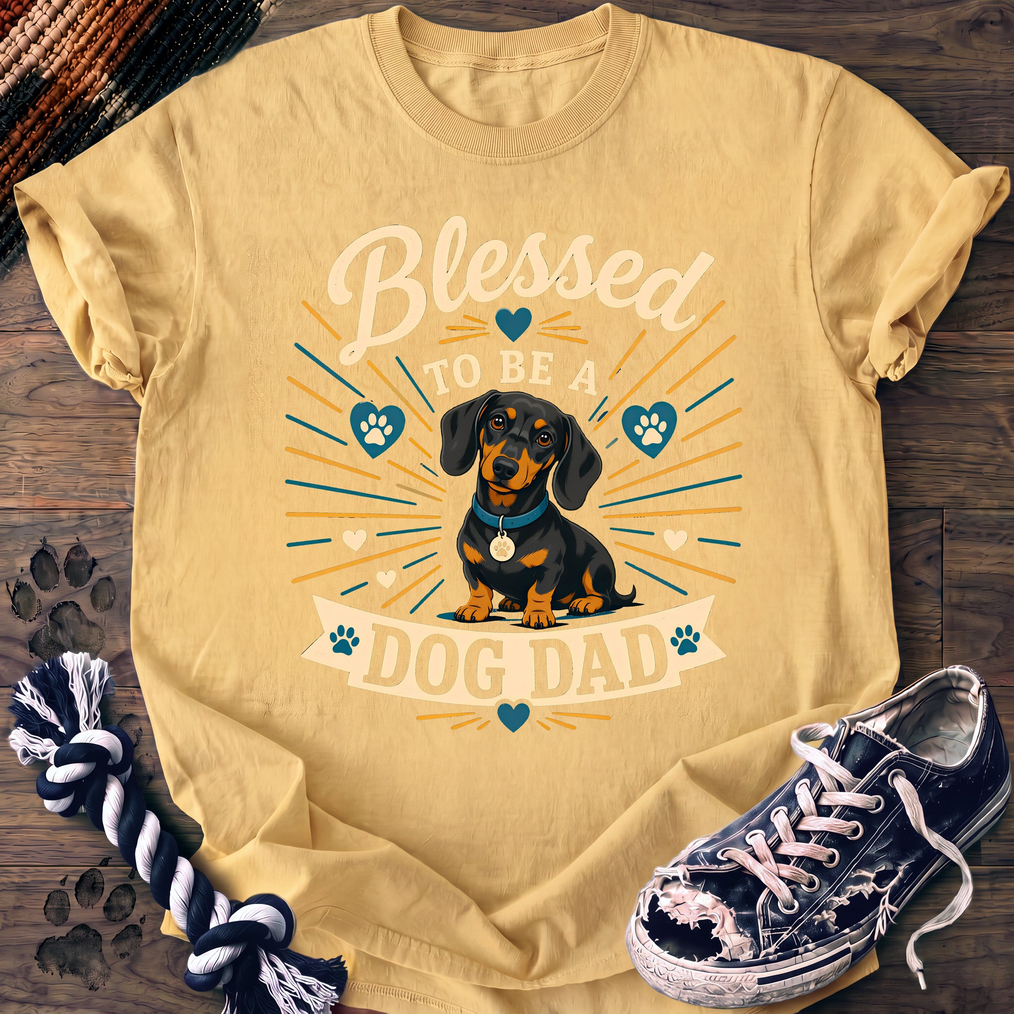 PAWSSION CLUB t-shirt in Butter color - SKU PC-0371