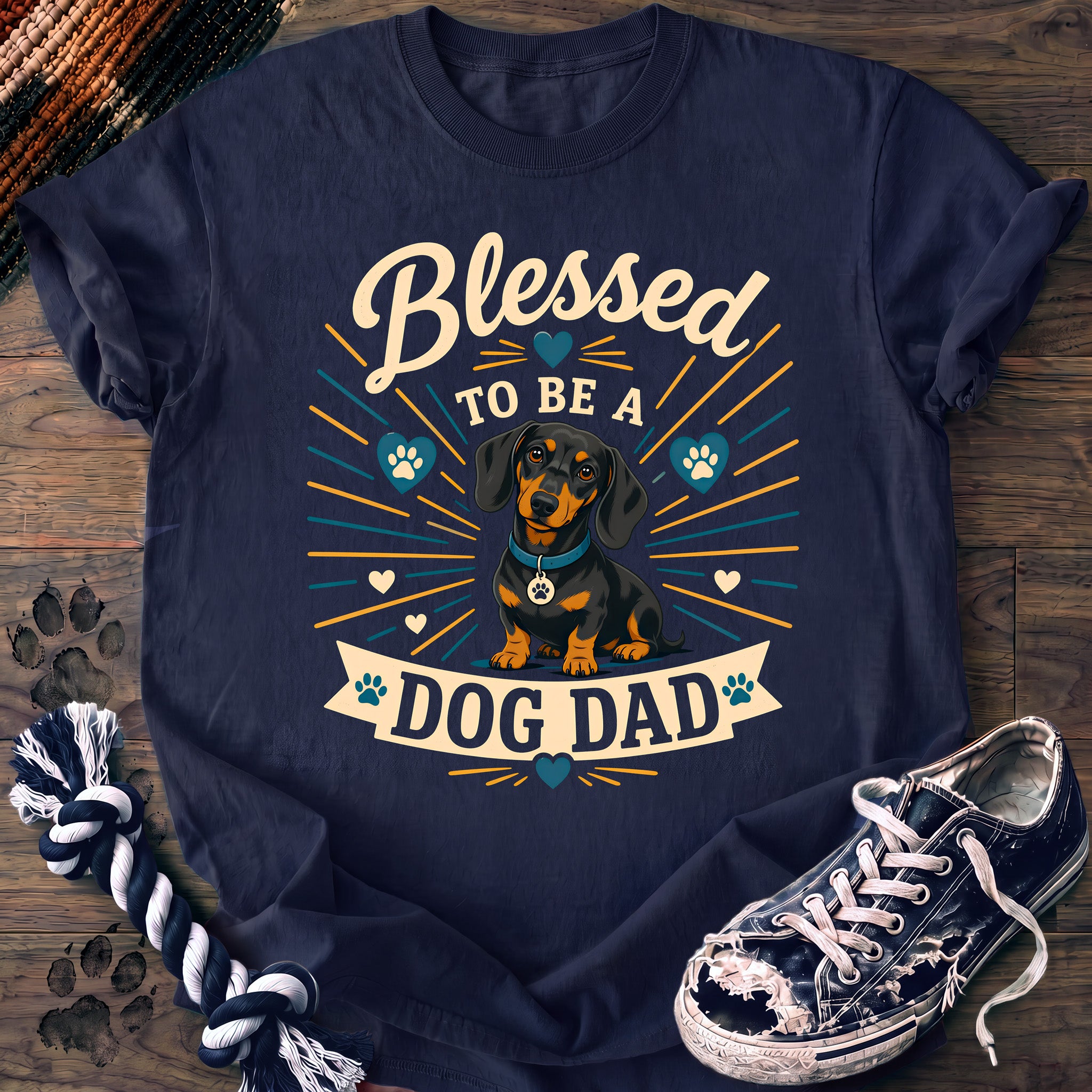 PAWSSION CLUB t-shirt in Navy color - SKU PC-0371