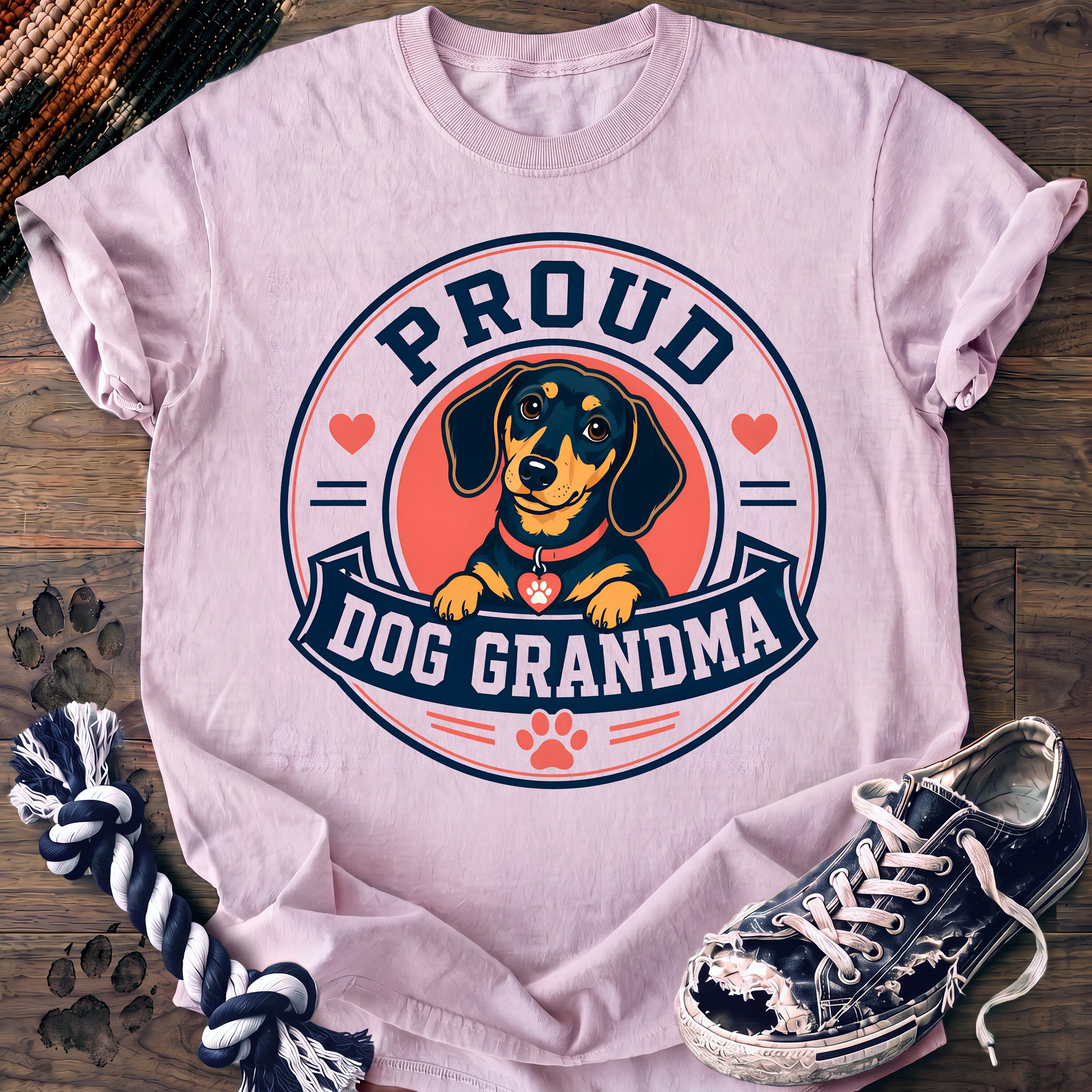 PAWSSION CLUB t-shirt in Blossom color - SKU PC-0373