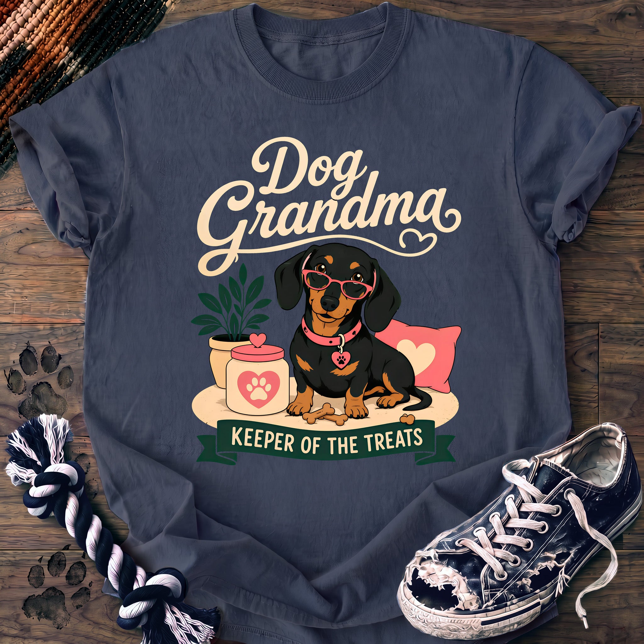 PAWSSION CLUB t-shirt in BlueJean color - SKU PC-0374