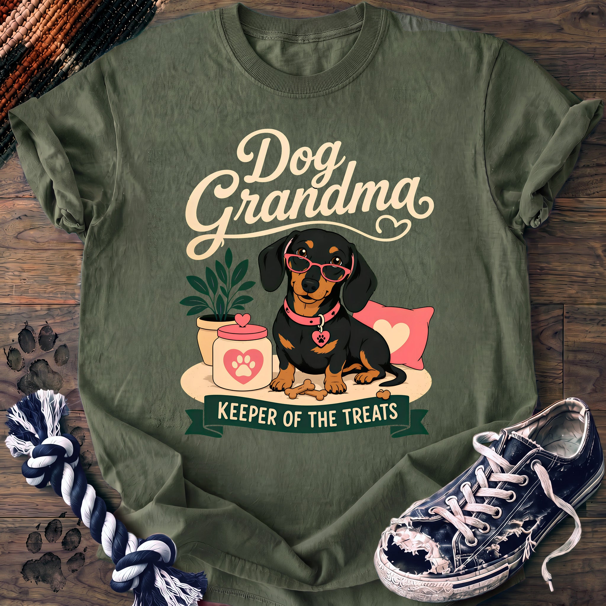 PAWSSION CLUB t-shirt in LightGreen color - SKU PC-0374
