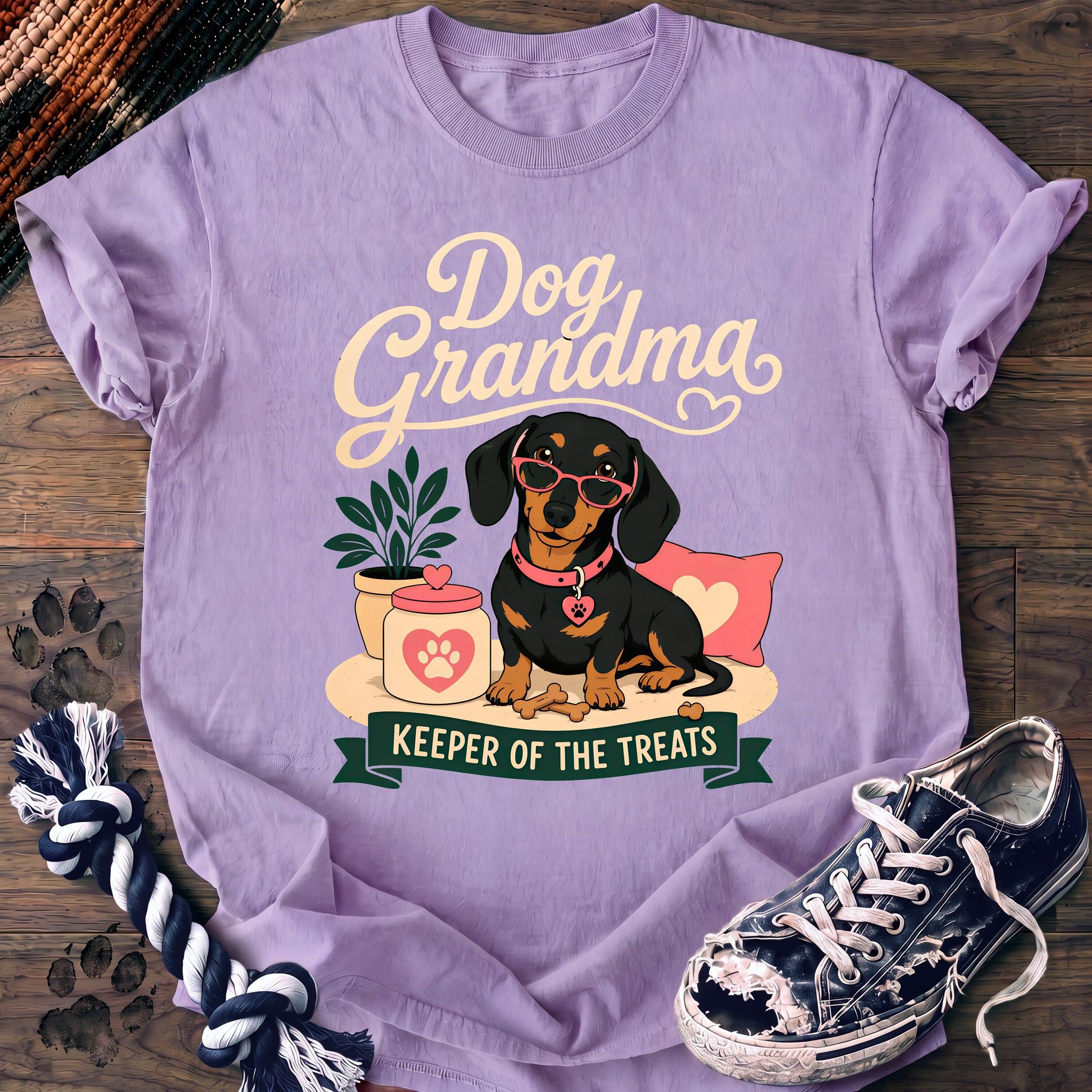 PAWSSION CLUB t-shirt in Orchid color - SKU PC-0374