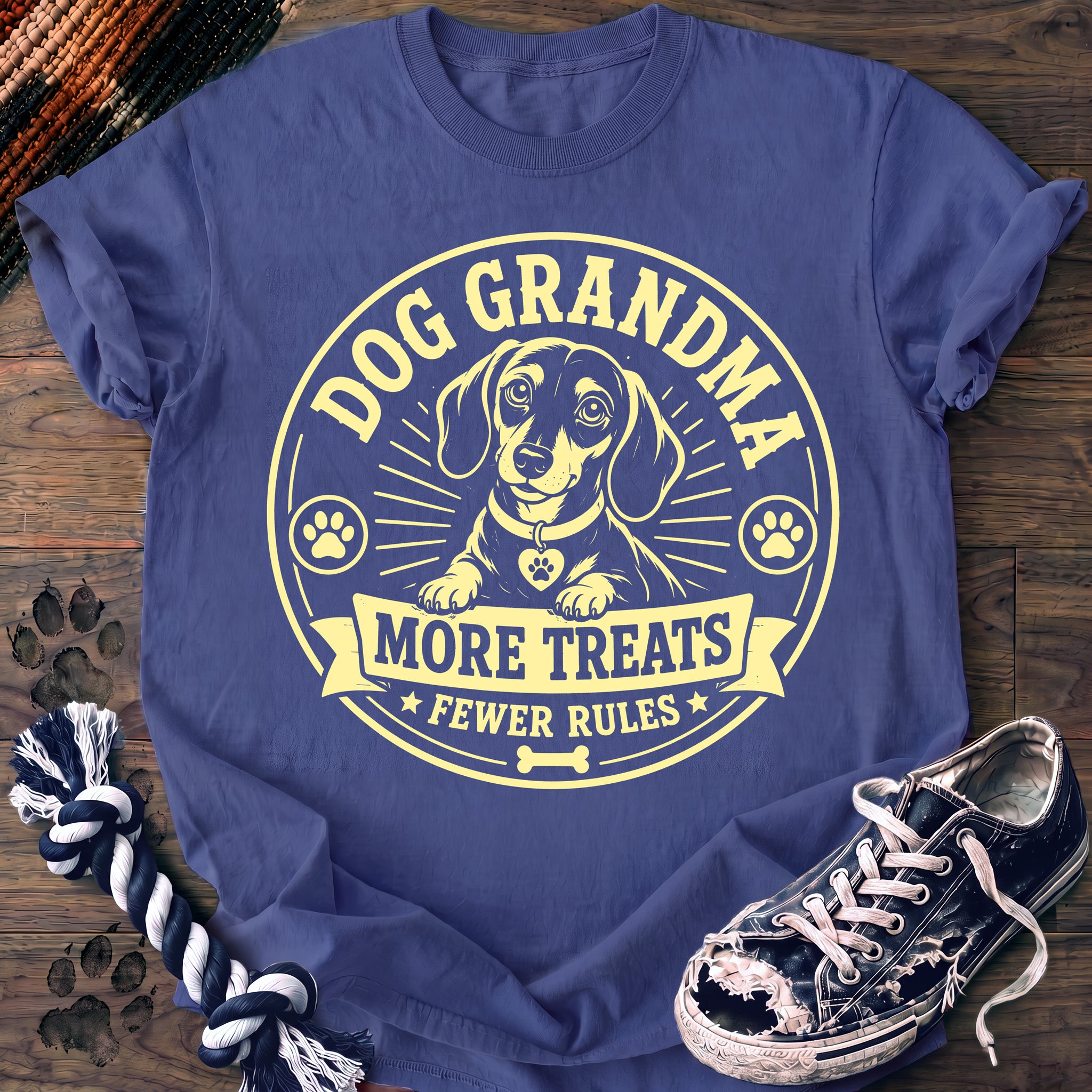 PAWSSION CLUB t-shirt in FloBlue color - SKU PC-0376