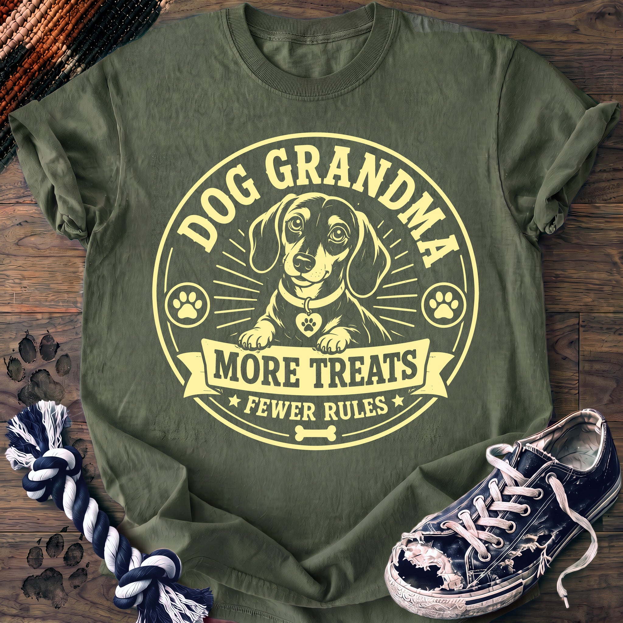 PAWSSION CLUB t-shirt in LightGreen color - SKU PC-0376