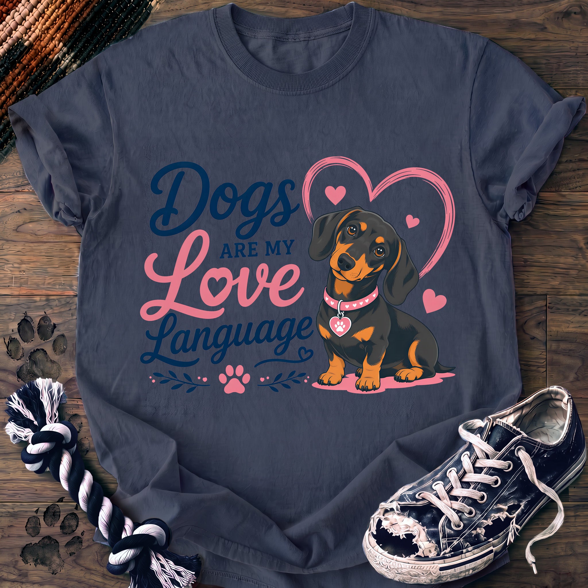PAWSSION CLUB t-shirt in BlueJean color - SKU PC-0377