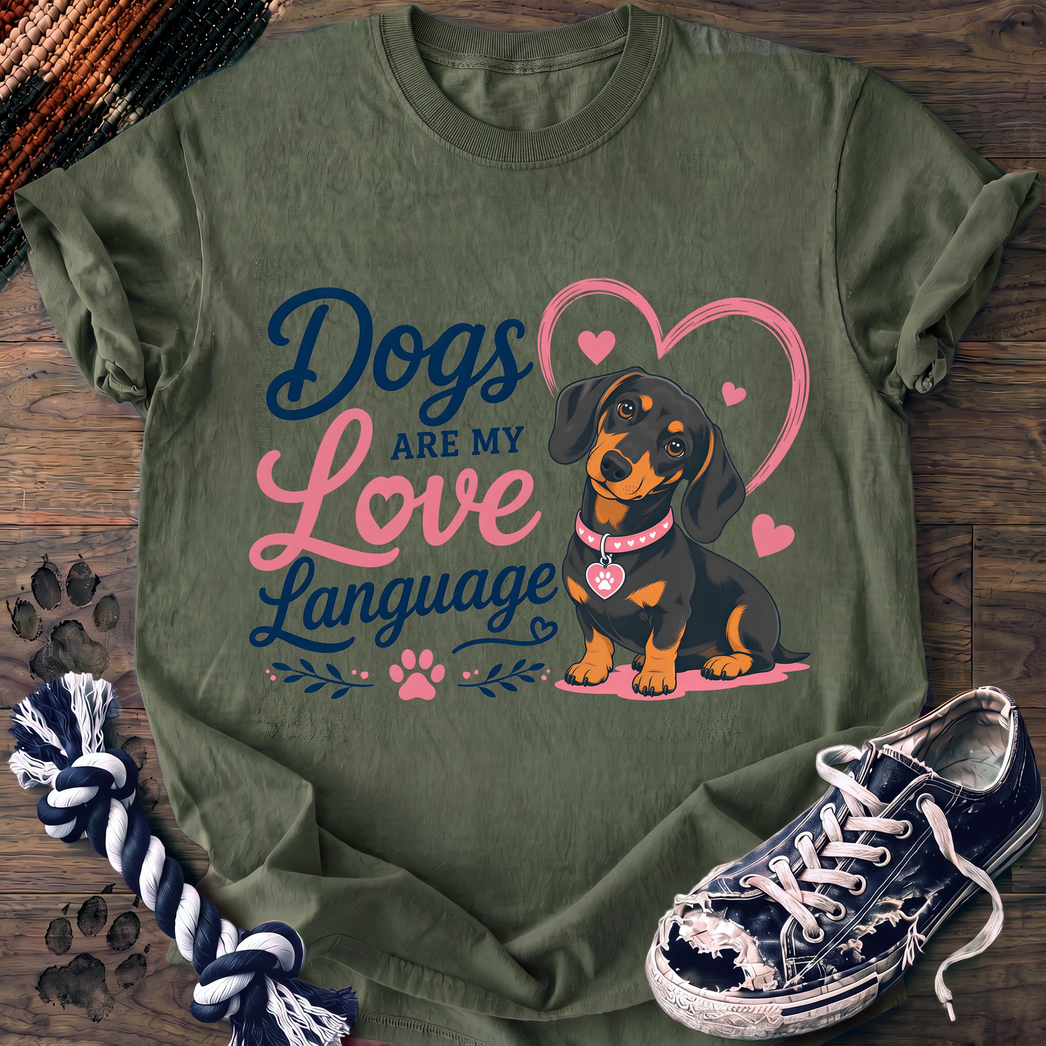 PAWSSION CLUB t-shirt in LightGreen color - SKU PC-0377