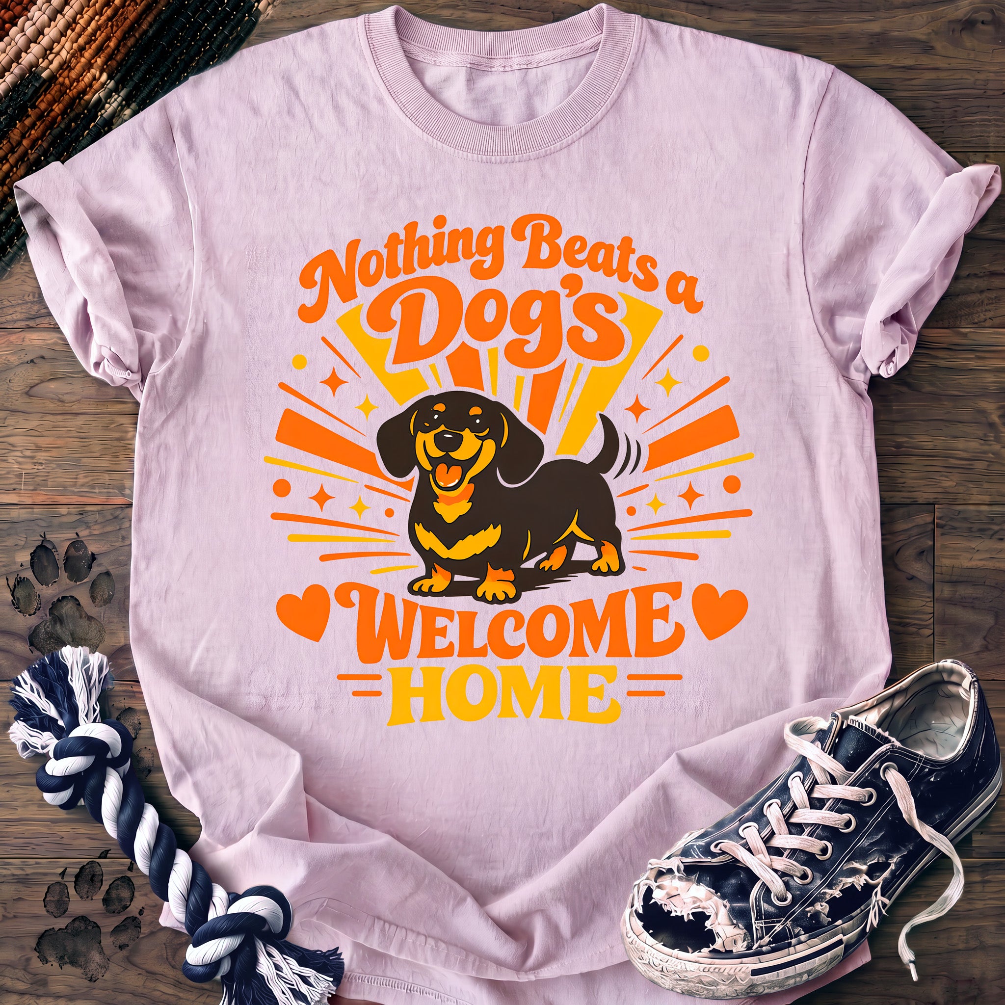 PAWSSION CLUB t-shirt in Blossom color - SKU PC-0381
