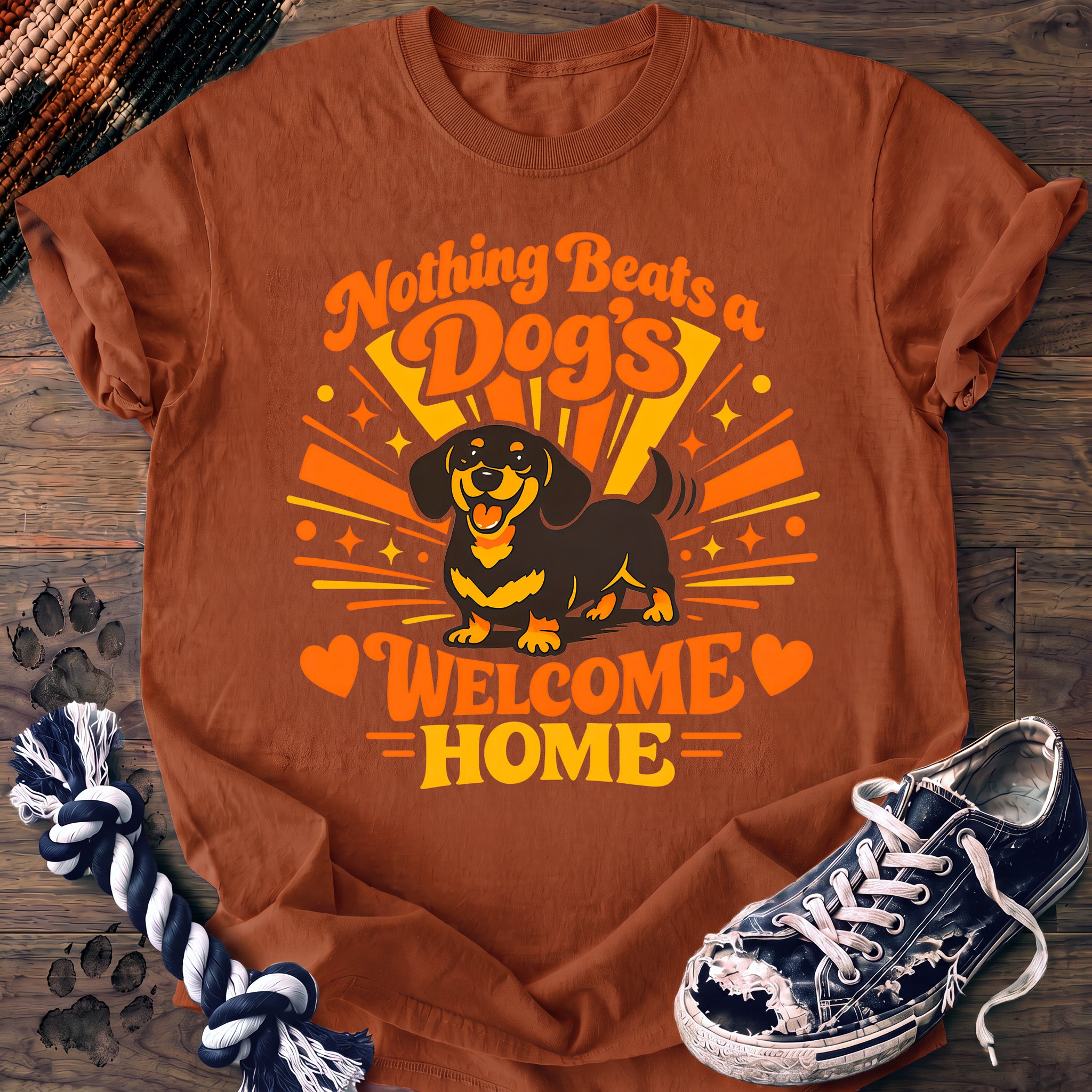 PAWSSION CLUB t-shirt in Yam color - SKU PC-0381