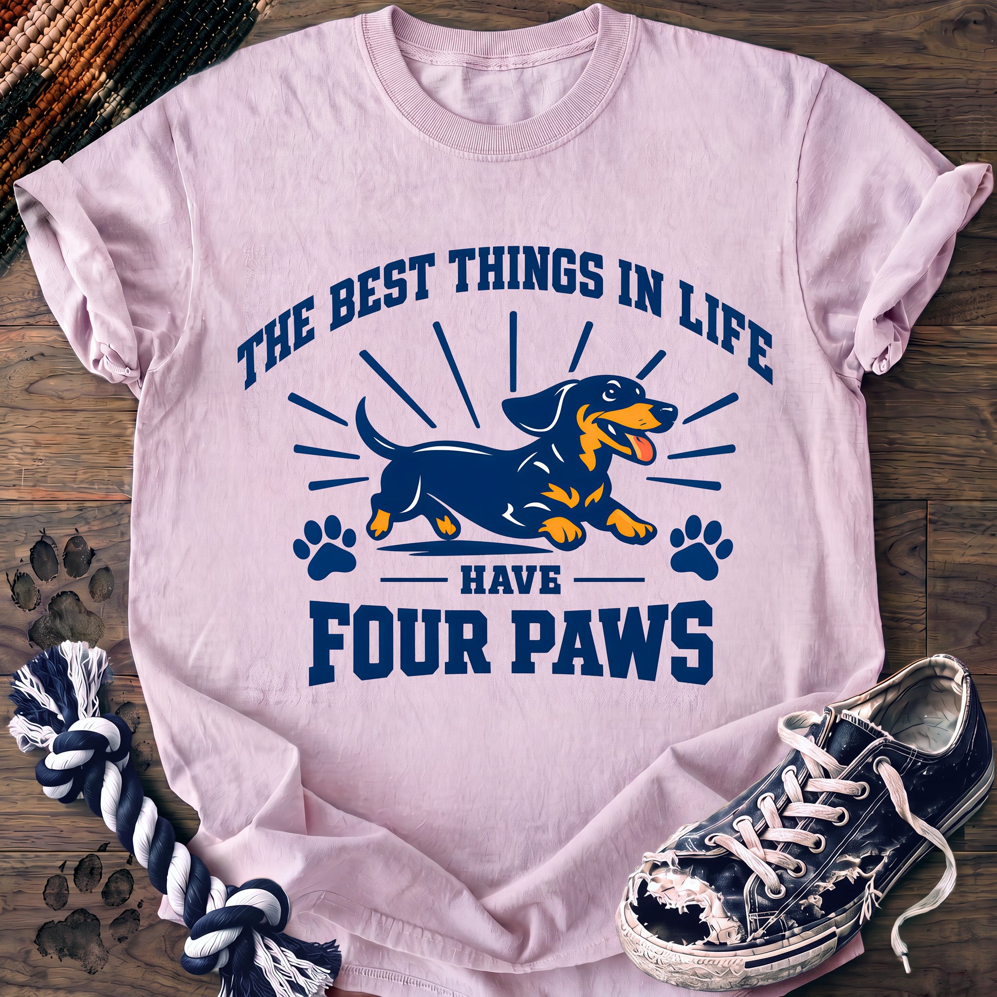 PAWSSION CLUB t-shirt in Blossom color - SKU PC-0382