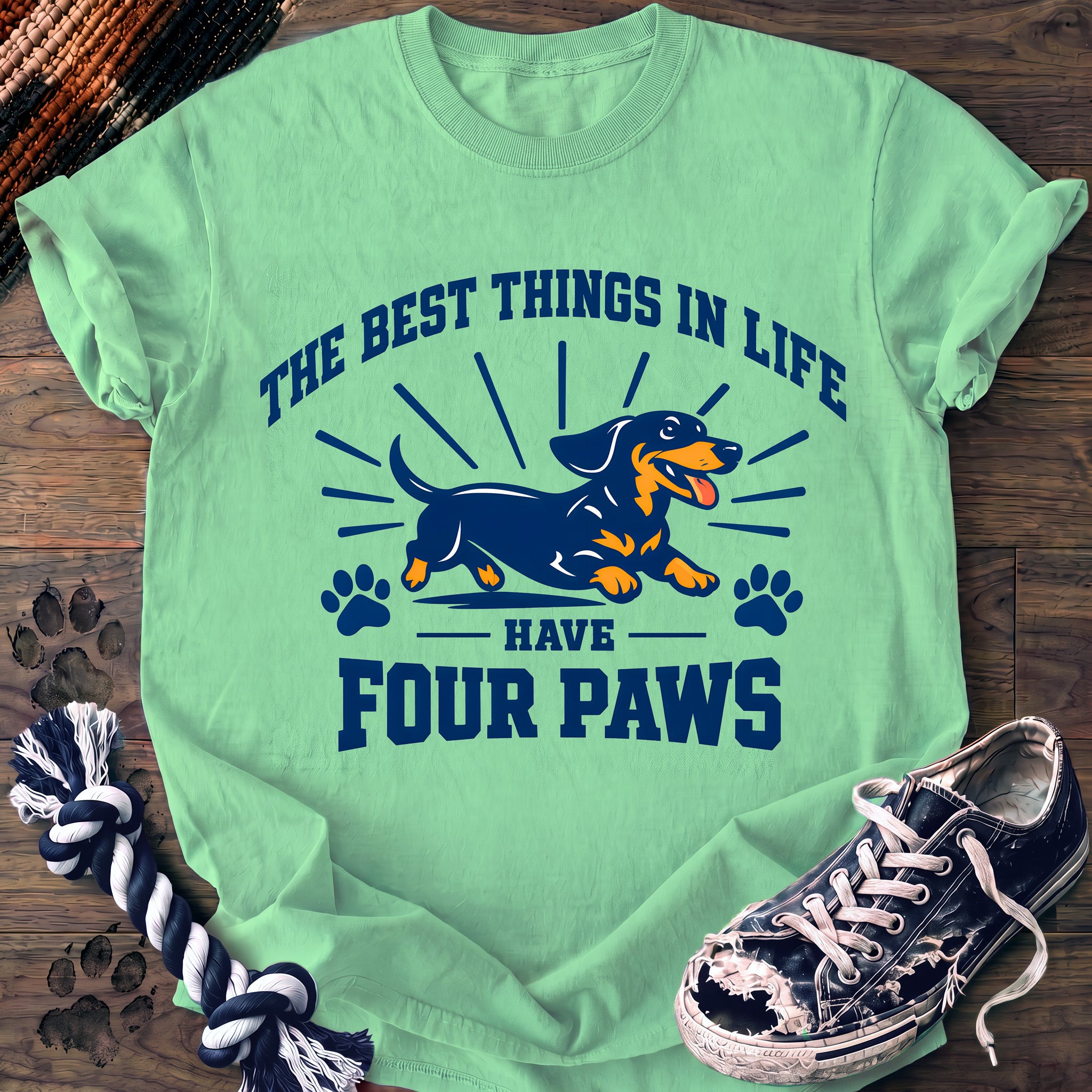 PAWSSION CLUB t-shirt in IslandReef color - SKU PC-0382