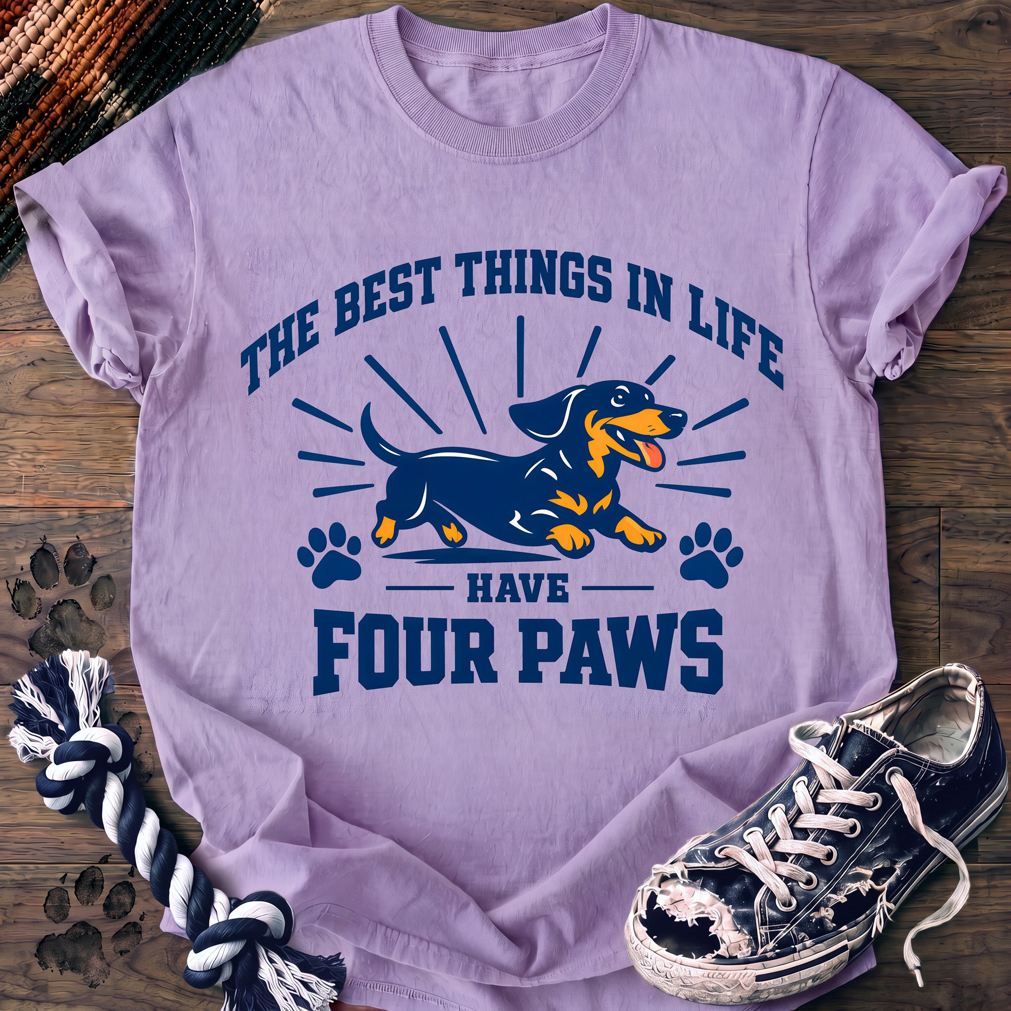 PAWSSION CLUB t-shirt in Orchid color - SKU PC-0382