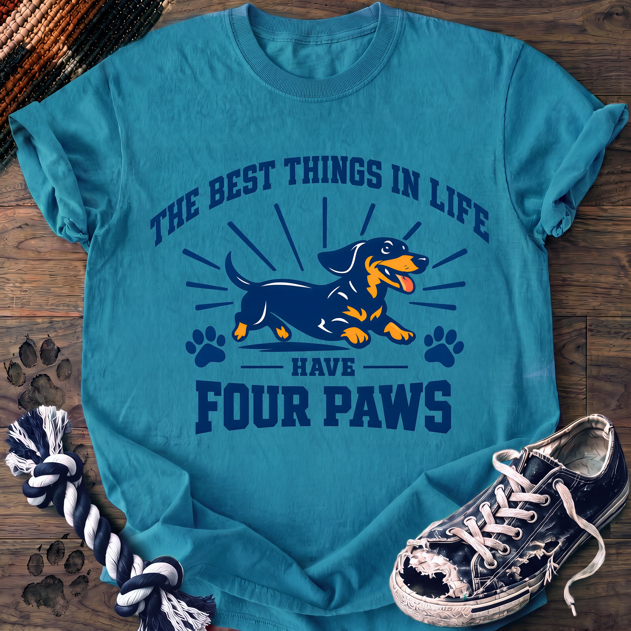 PAWSSION CLUB t-shirt in Sapphire color - SKU PC-0382