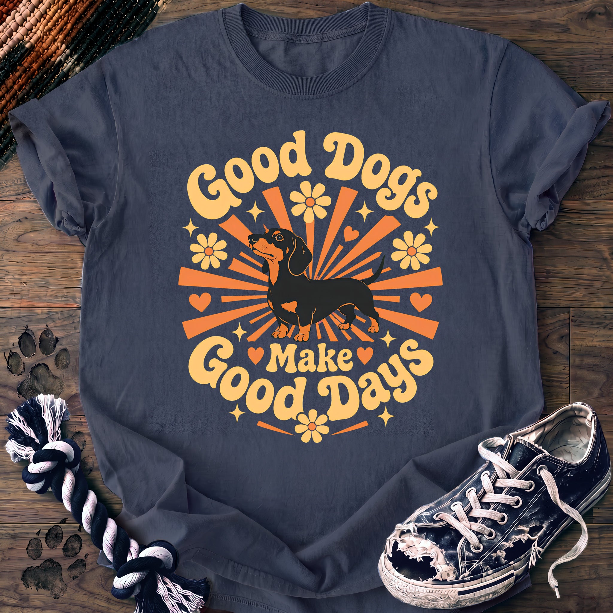 PAWSSION CLUB t-shirt in BlueJean color - SKU PC-0383