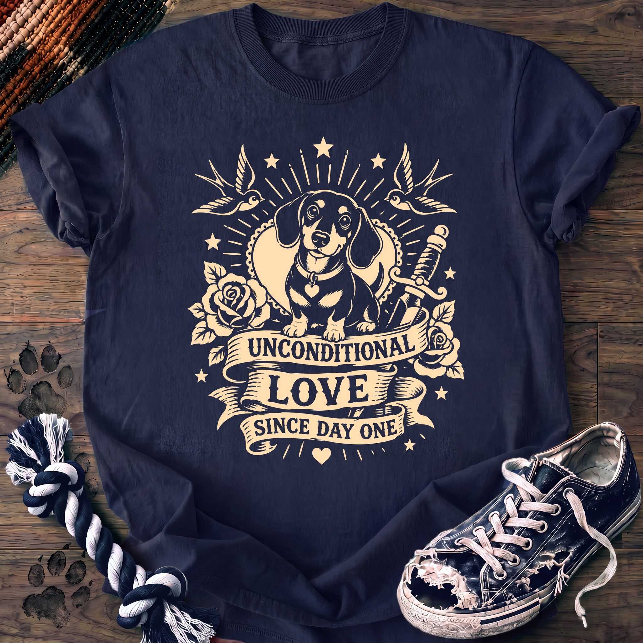 PAWSSION CLUB t-shirt in Navy color - SKU PC-0385
