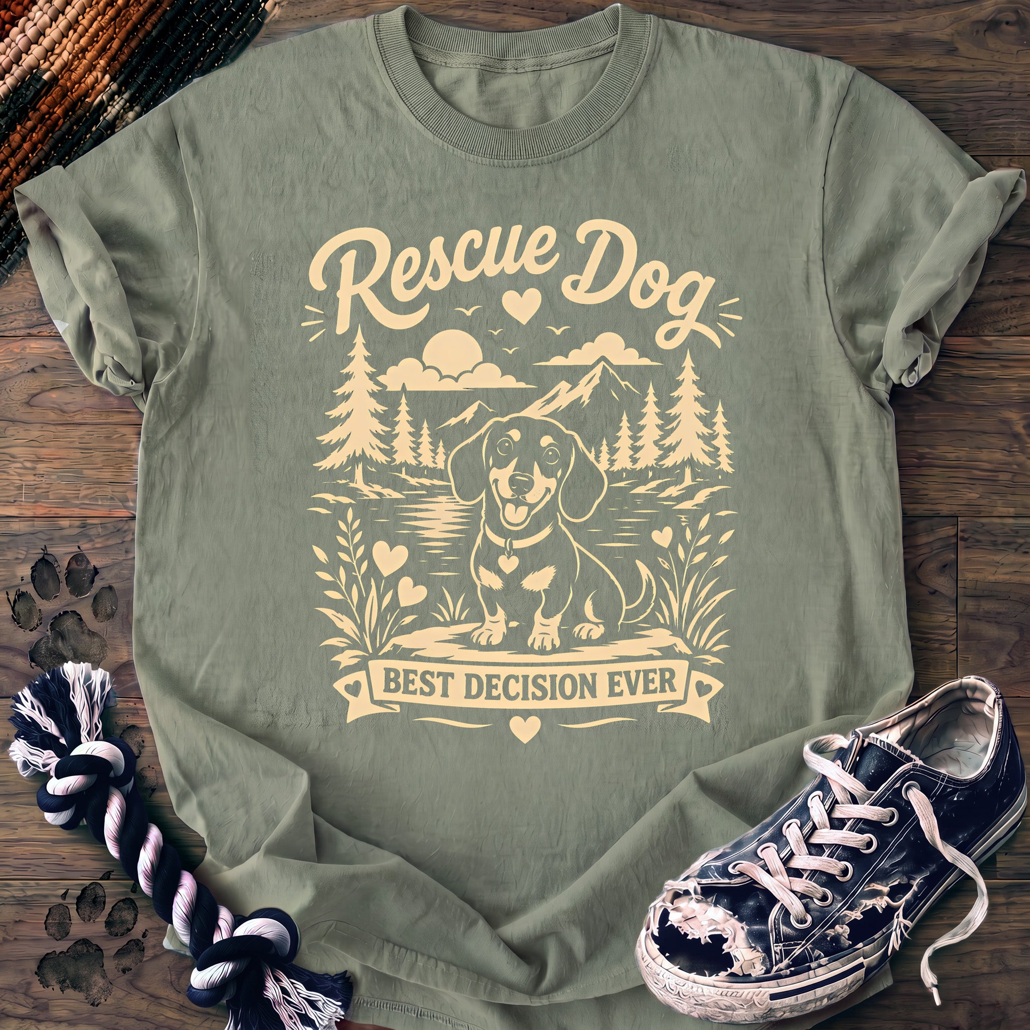 PAWSSION CLUB t-shirt in Bay color - SKU PC-0389