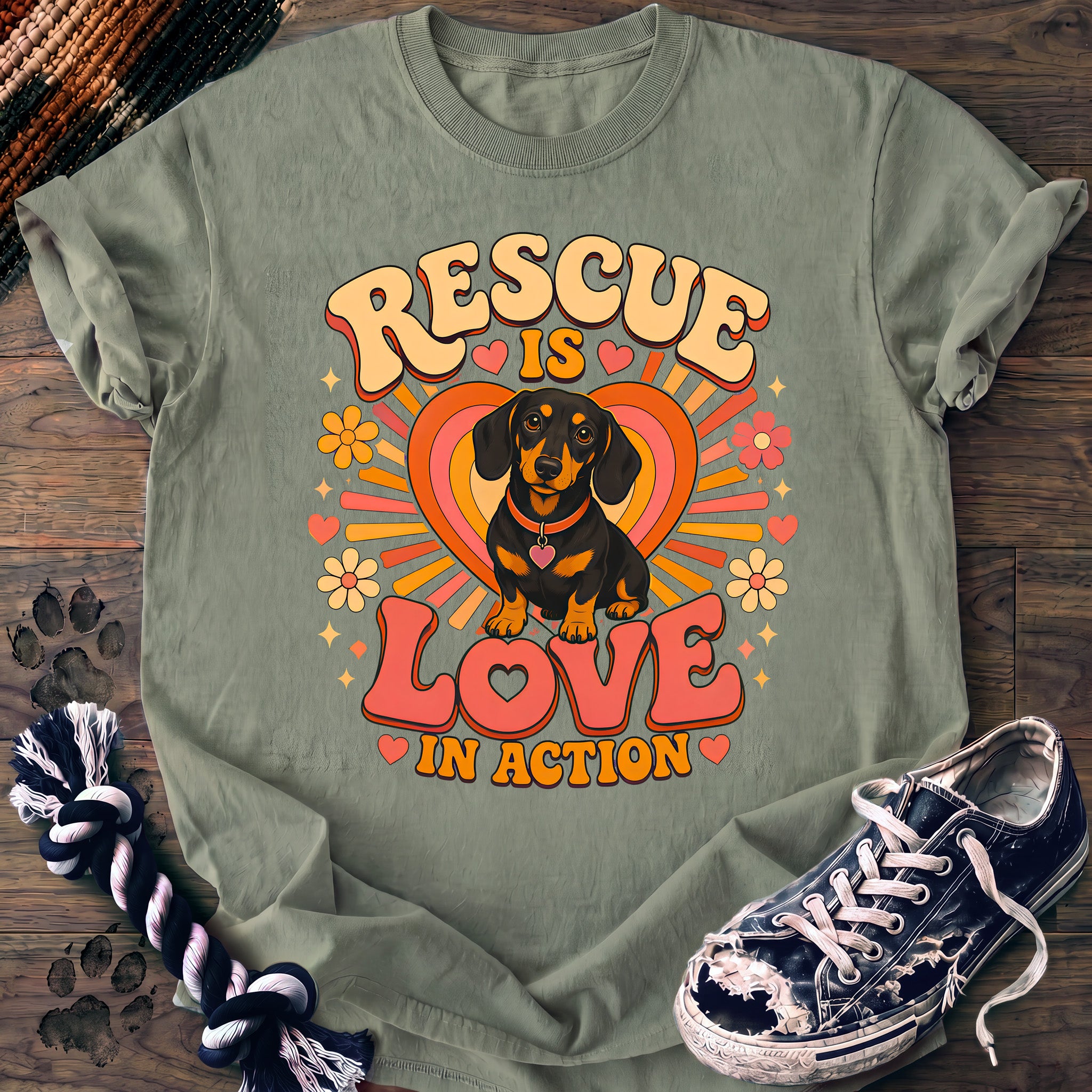 PAWSSION CLUB t-shirt in Bay color - SKU PC-0390