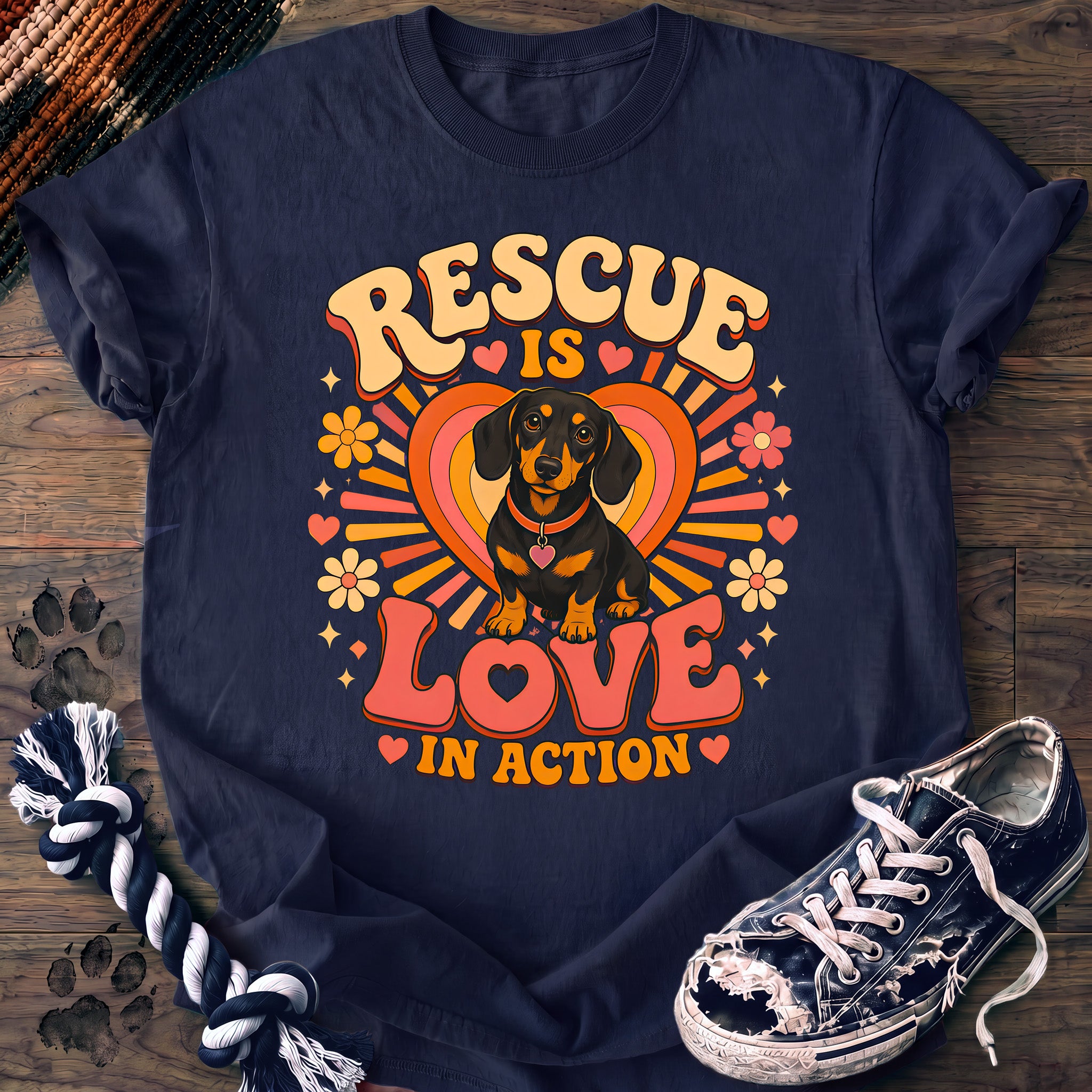 PAWSSION CLUB t-shirt in Navy color - SKU PC-0390