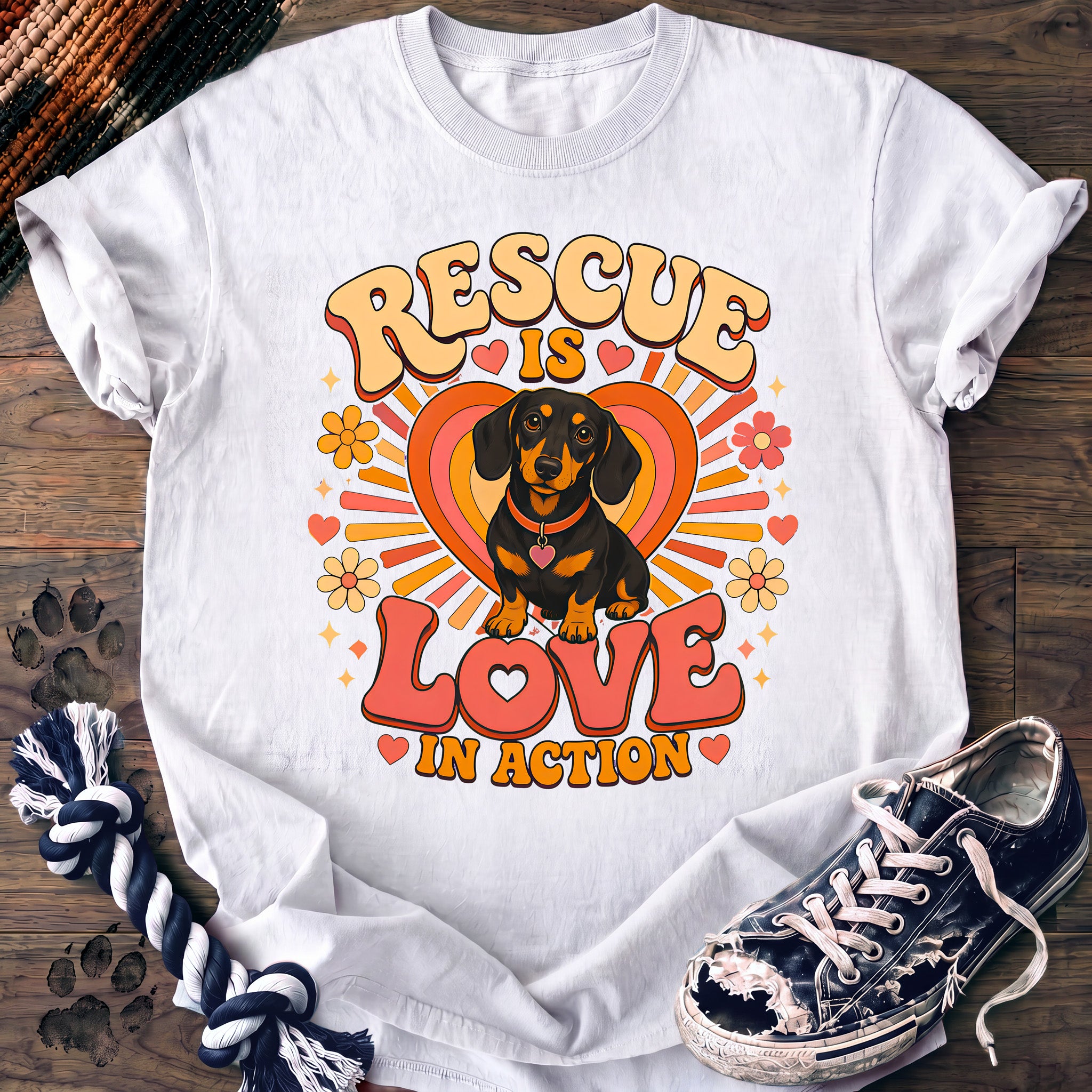 PAWSSION CLUB t-shirt in White color - SKU PC-0390