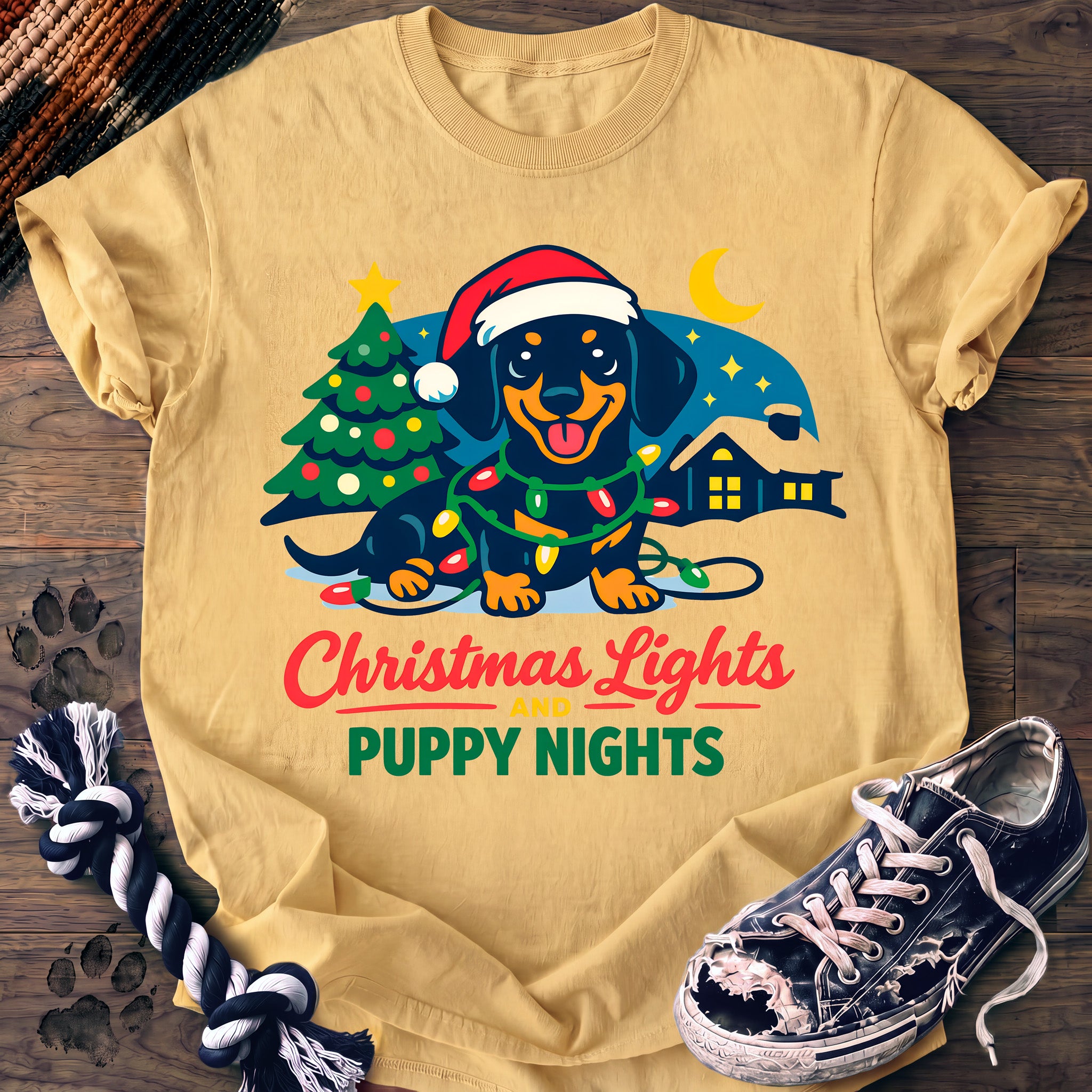 PAWSSION CLUB t-shirt in Butter color - SKU PC-0391