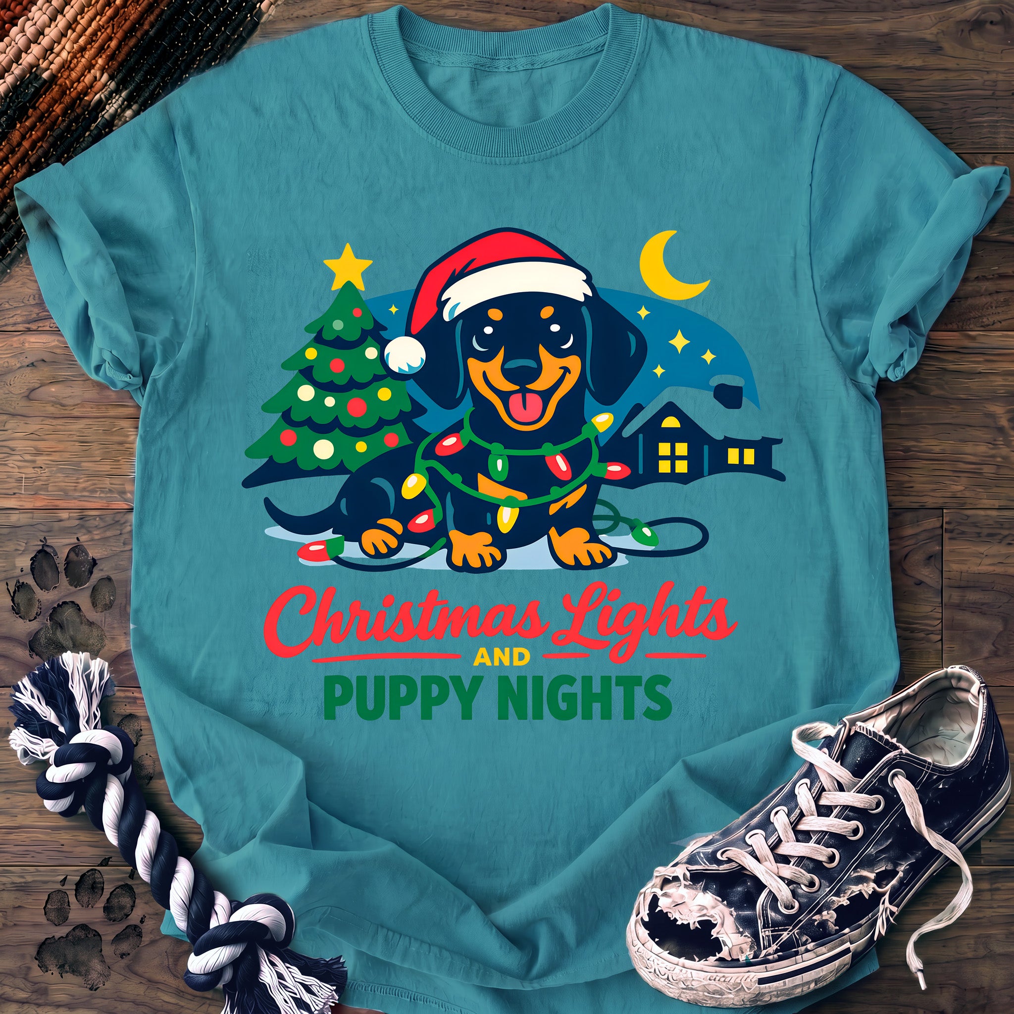 PAWSSION CLUB t-shirt in LagoonBlue color - SKU PC-0391