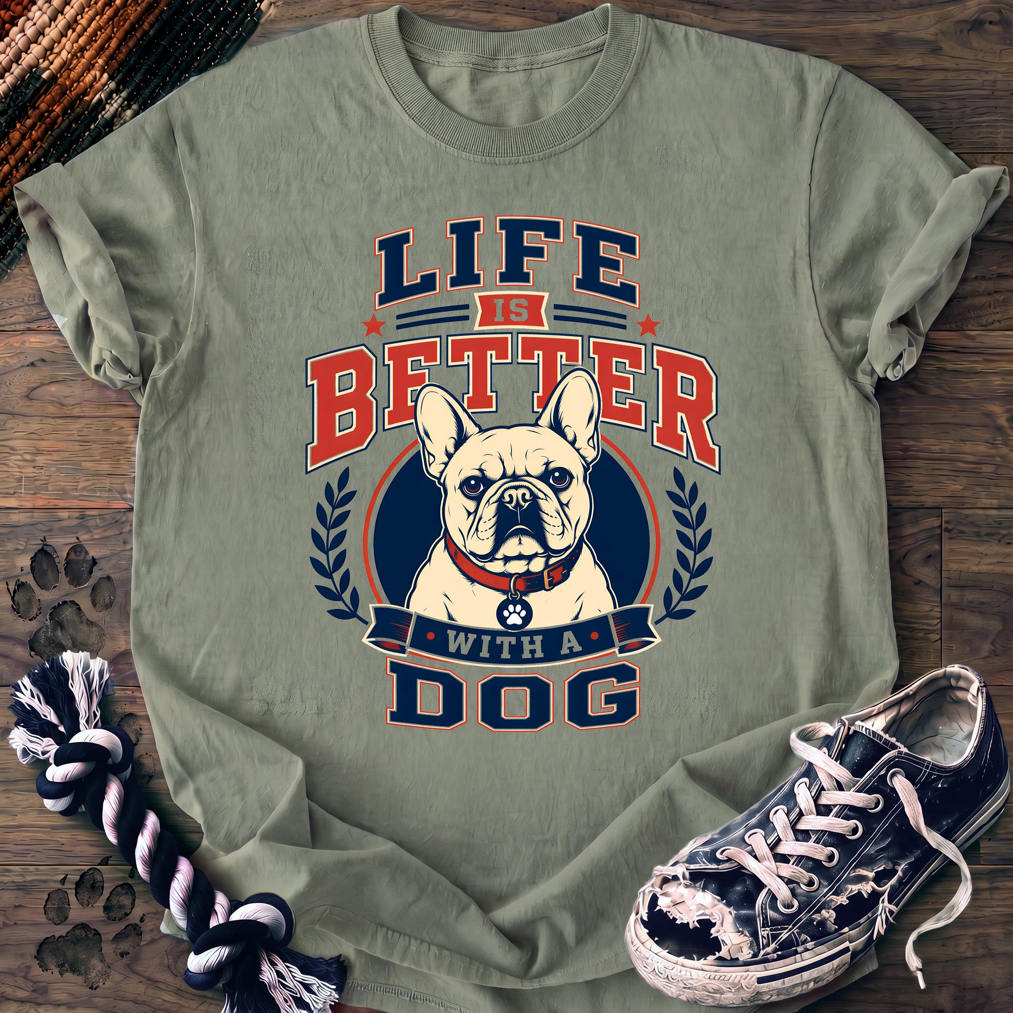 PAWSSION CLUB t-shirt in Bay color - SKU PC-0394