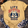 PAWSSION CLUB t-shirt in Butter color - SKU PC-0394