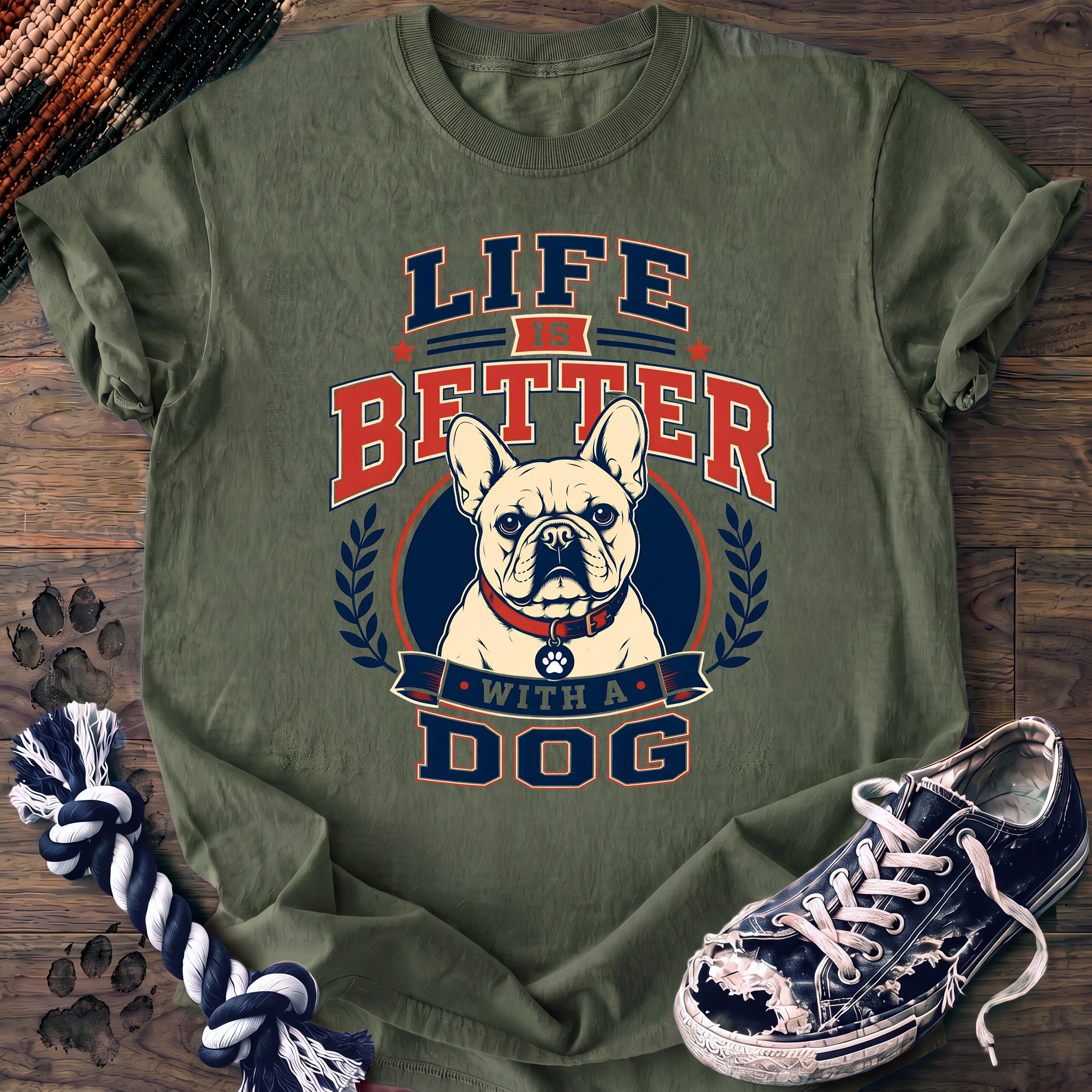 PAWSSION CLUB t-shirt in LightGreen color - SKU PC-0394