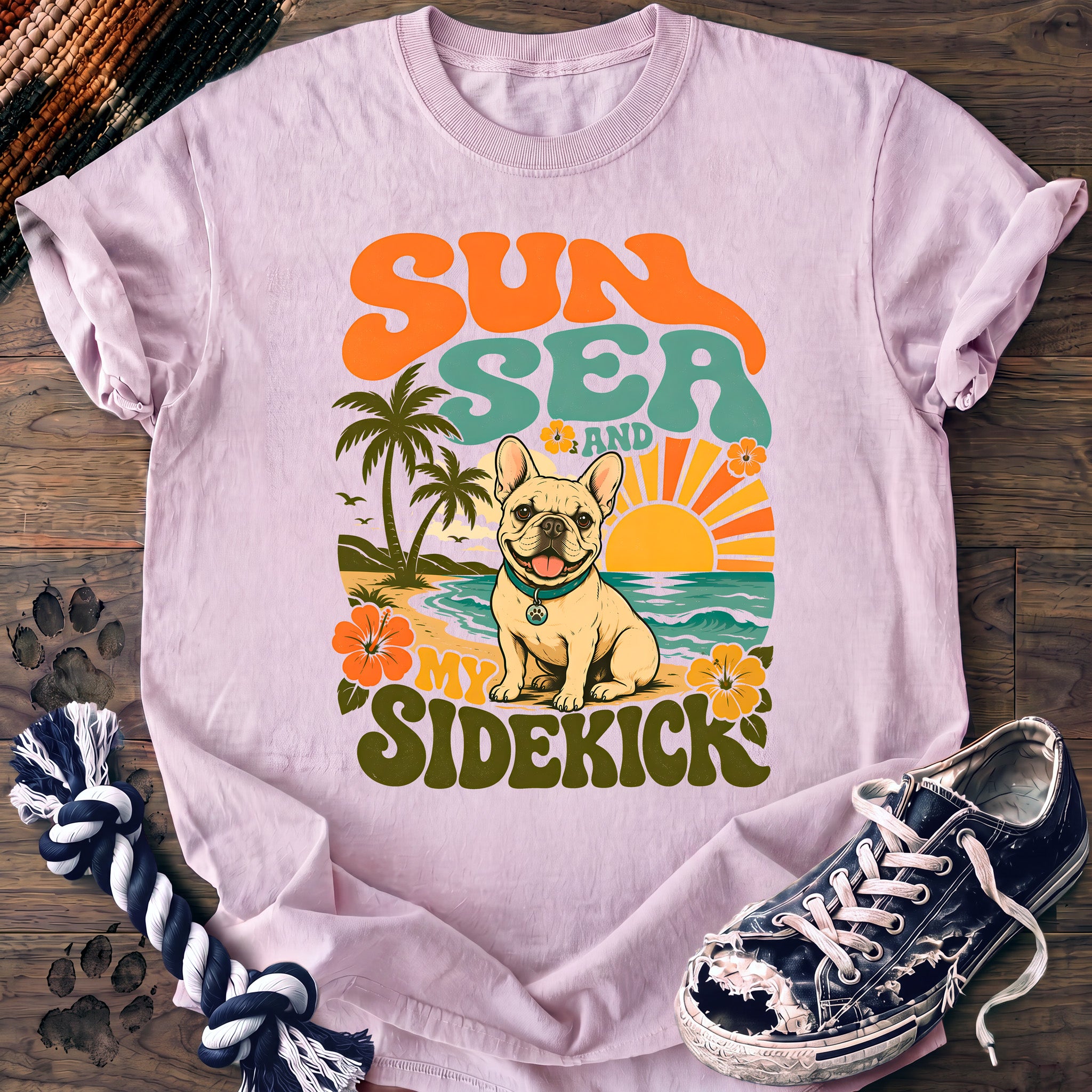 PAWSSION CLUB t-shirt in Blossom color - SKU PC-0397