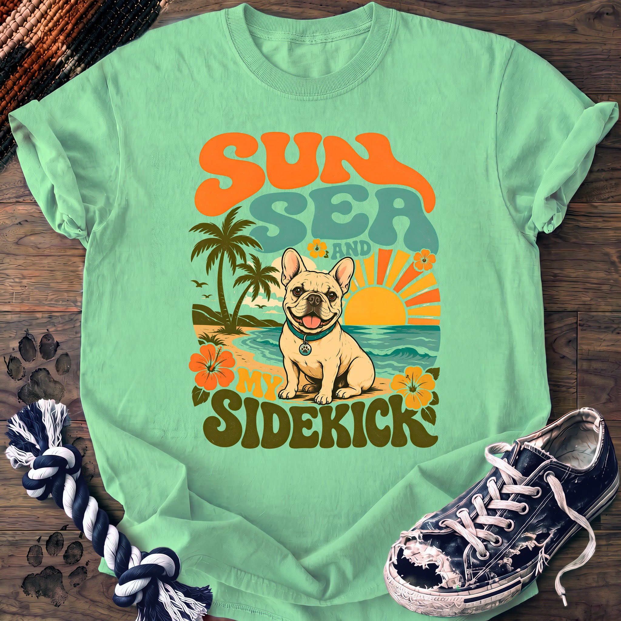 PAWSSION CLUB t-shirt in IslandReef color - SKU PC-0397