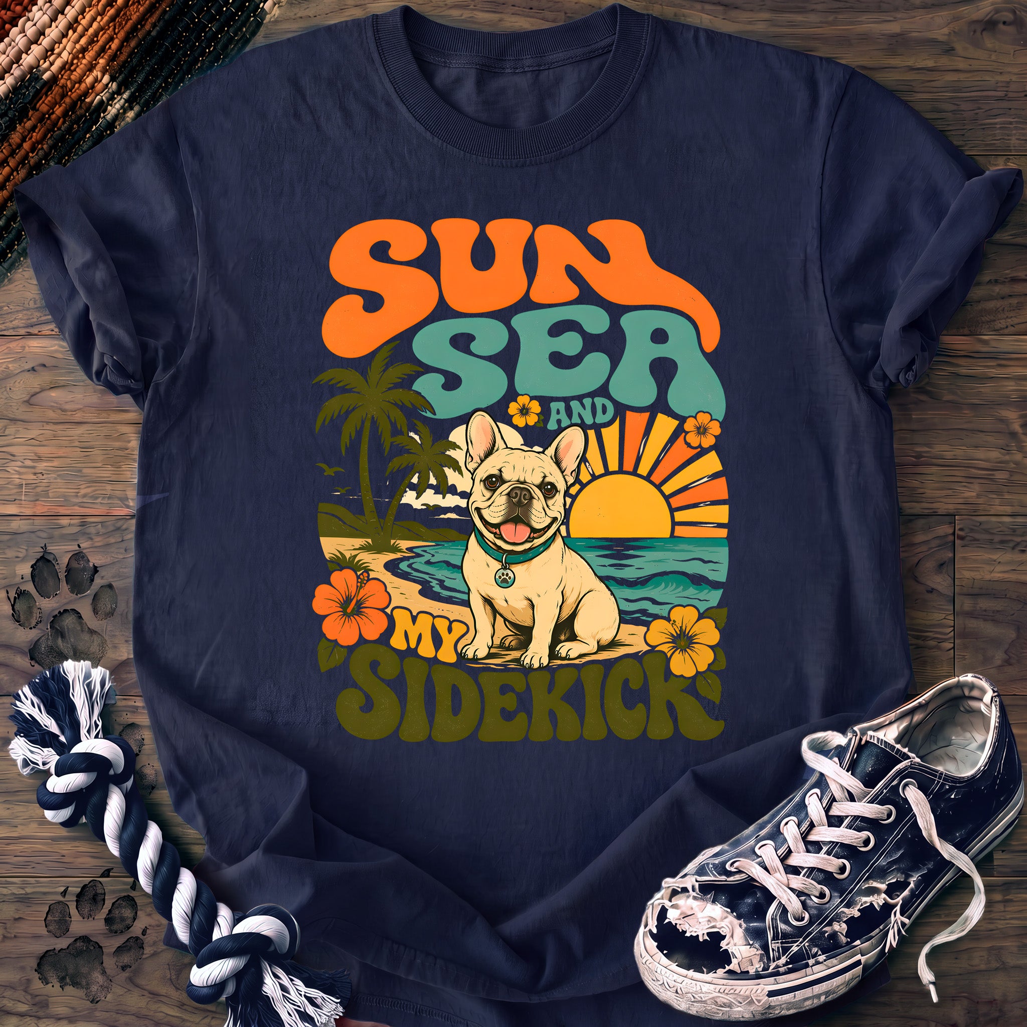 PAWSSION CLUB t-shirt in Navy color - SKU PC-0397