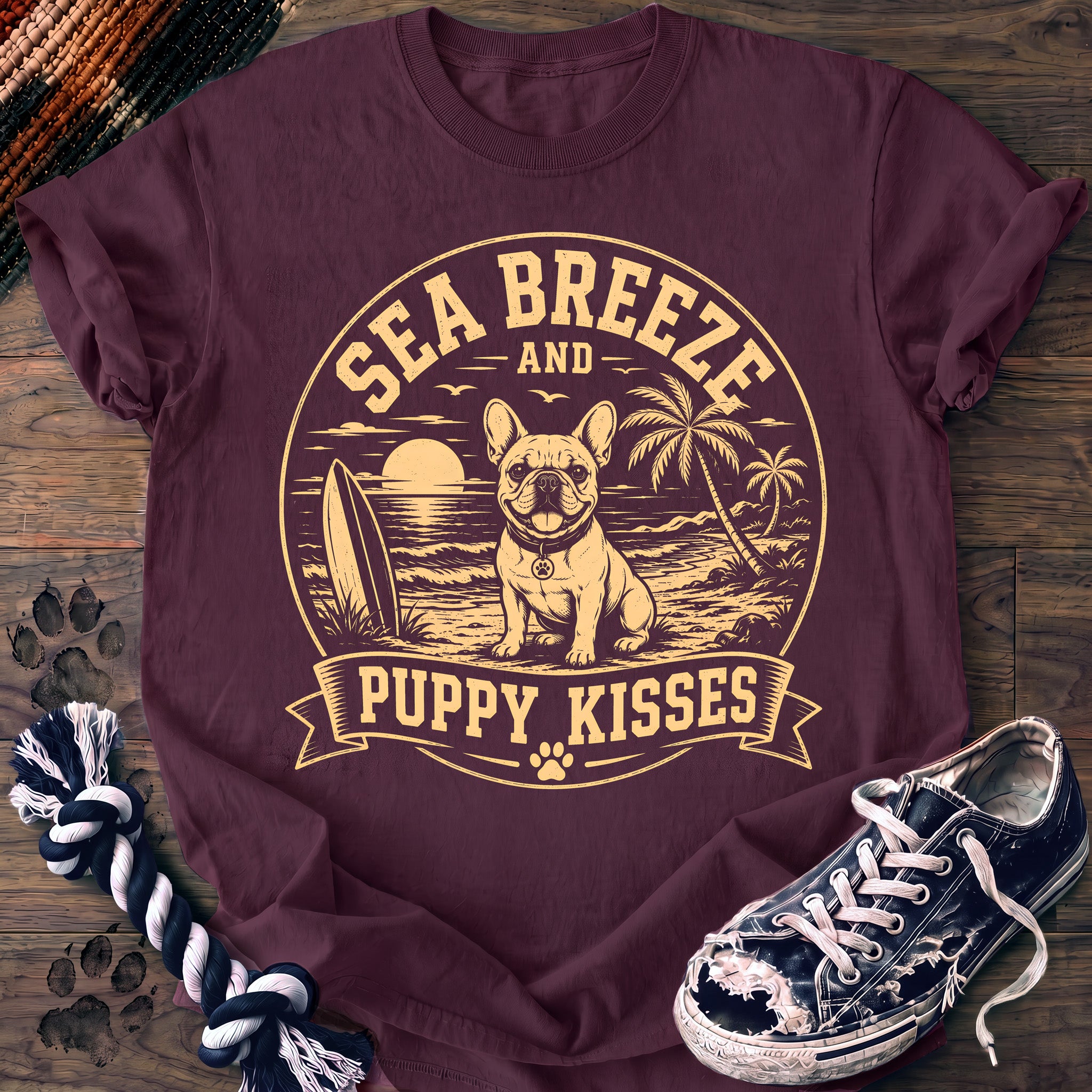 PAWSSION CLUB t-shirt in Berry color - SKU PC-0398
