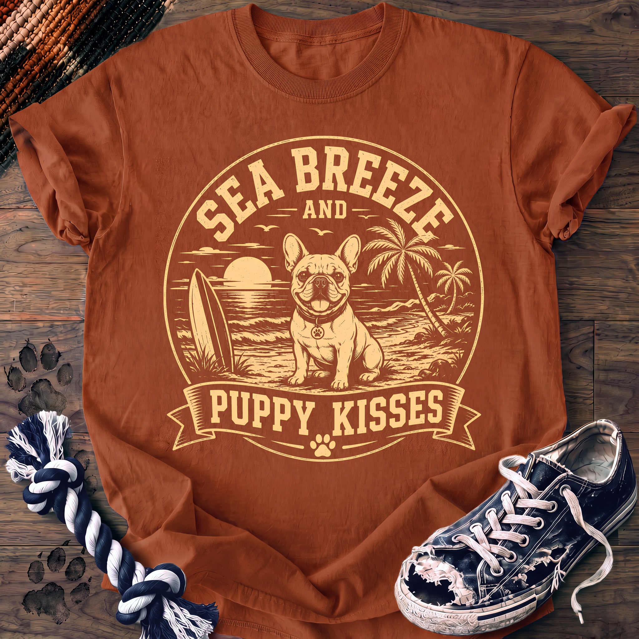 PAWSSION CLUB t-shirt in Yam color - SKU PC-0398