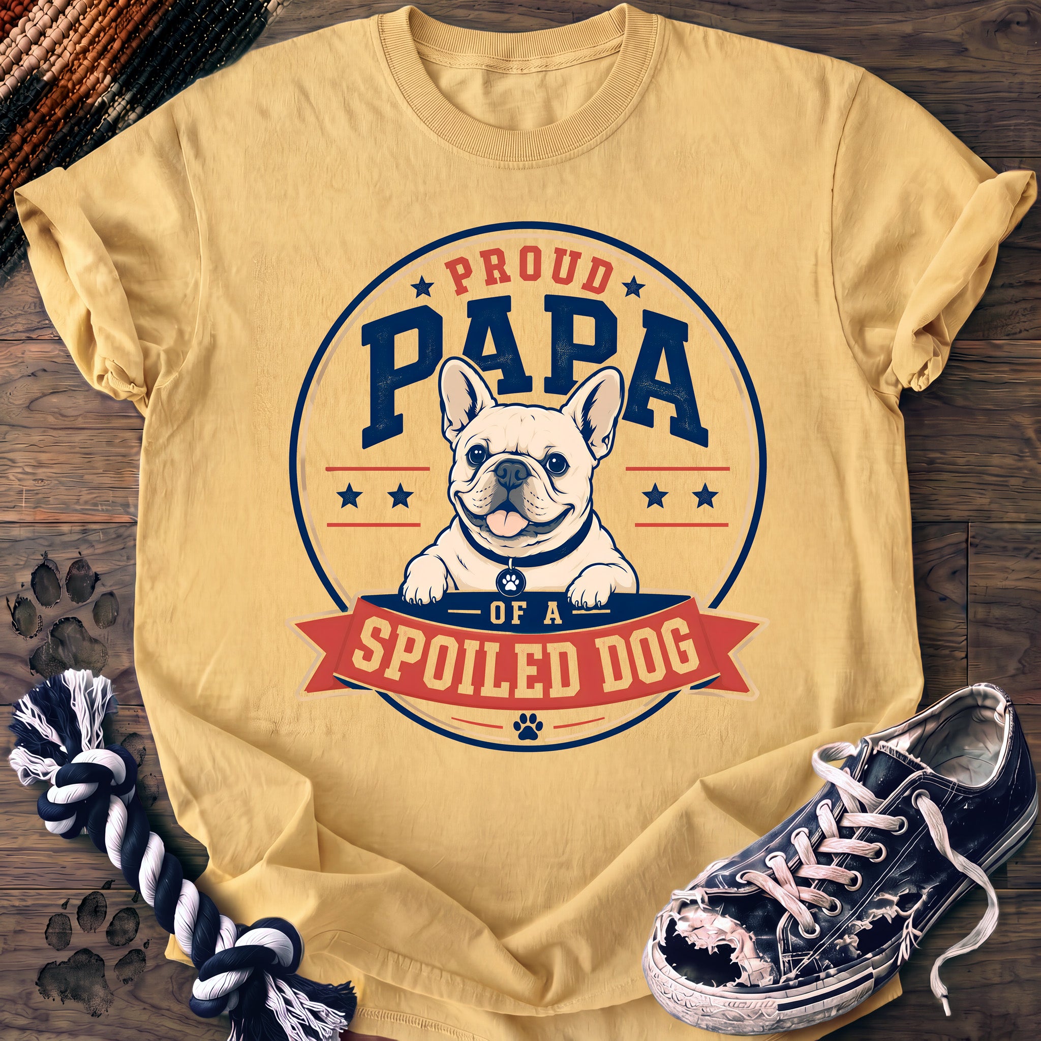 PAWSSION CLUB t-shirt in Butter color - SKU PC-0400