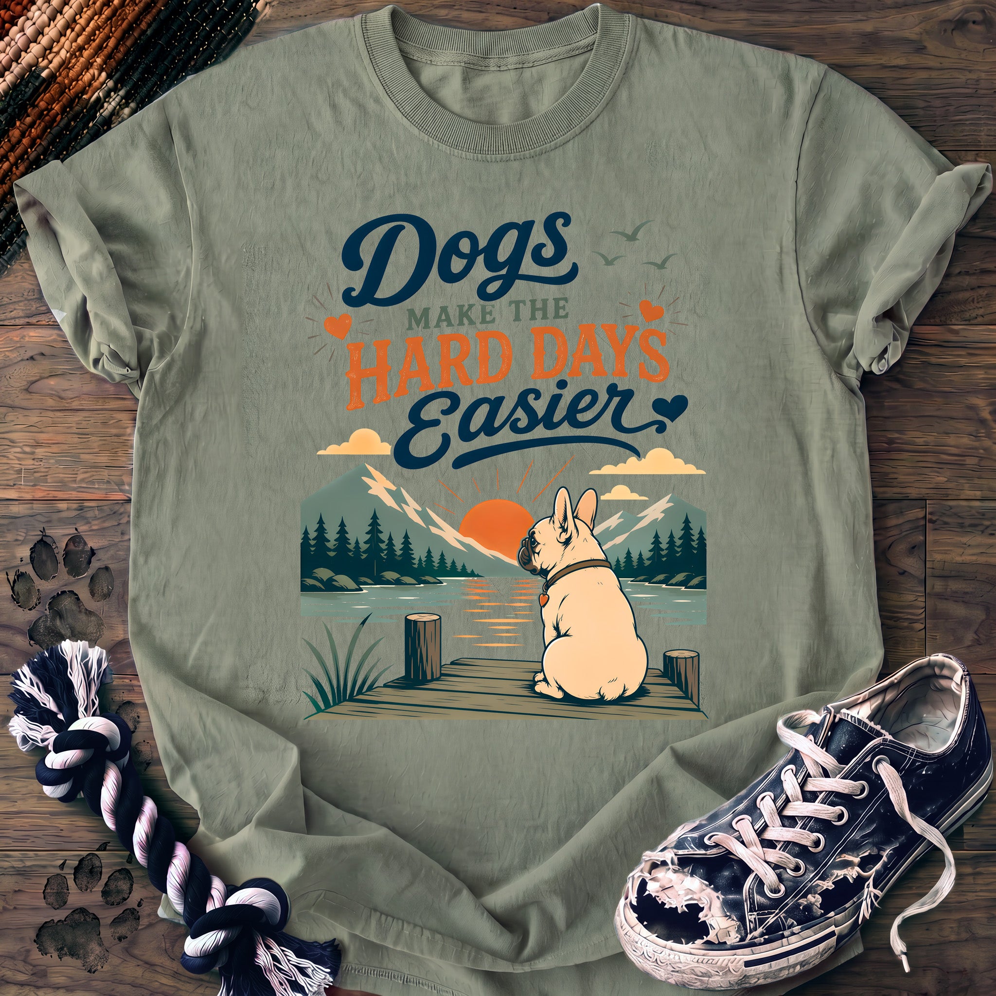 PAWSSION CLUB t-shirt in Bay color - SKU PC-0404