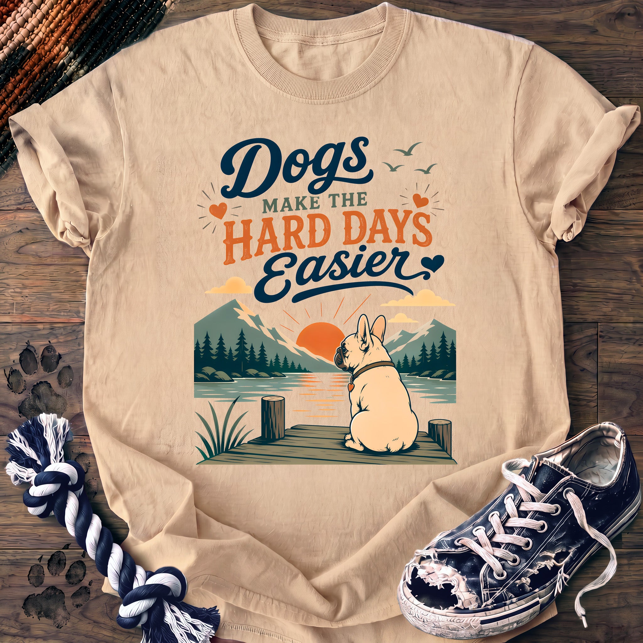 PAWSSION CLUB t-shirt in Ivory color - SKU PC-0404