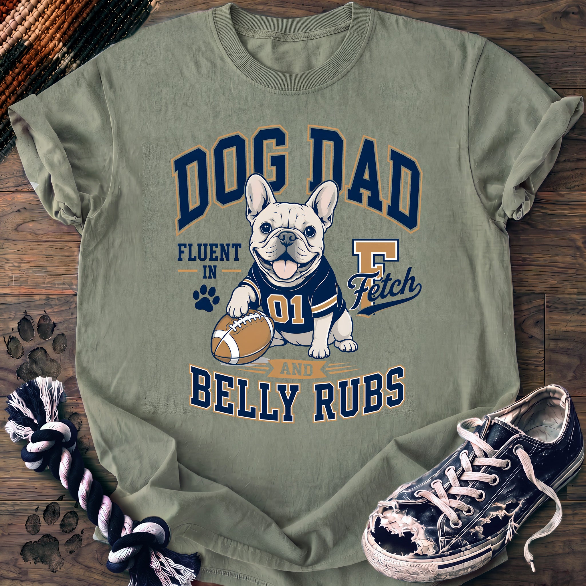 PAWSSION CLUB t-shirt in Bay color - SKU PC-0414