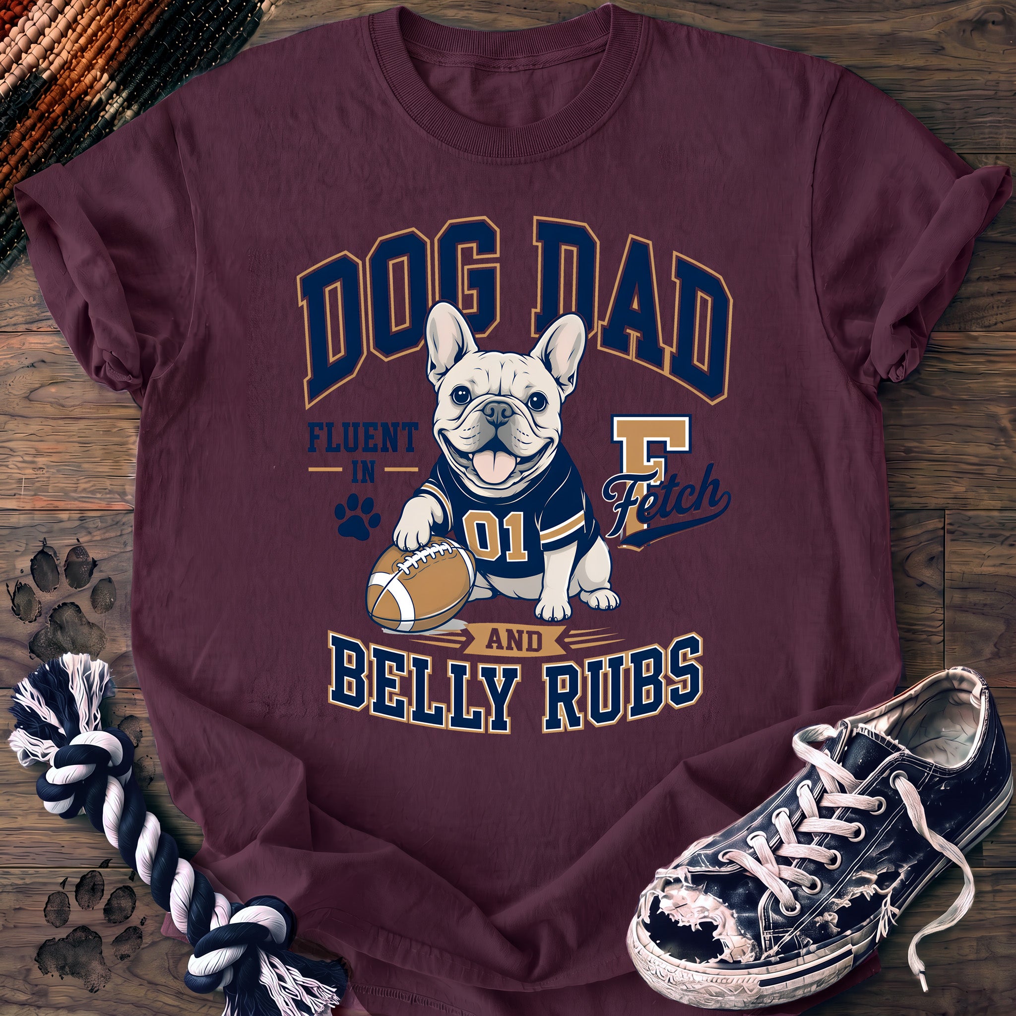 PAWSSION CLUB t-shirt in Berry color - SKU PC-0414