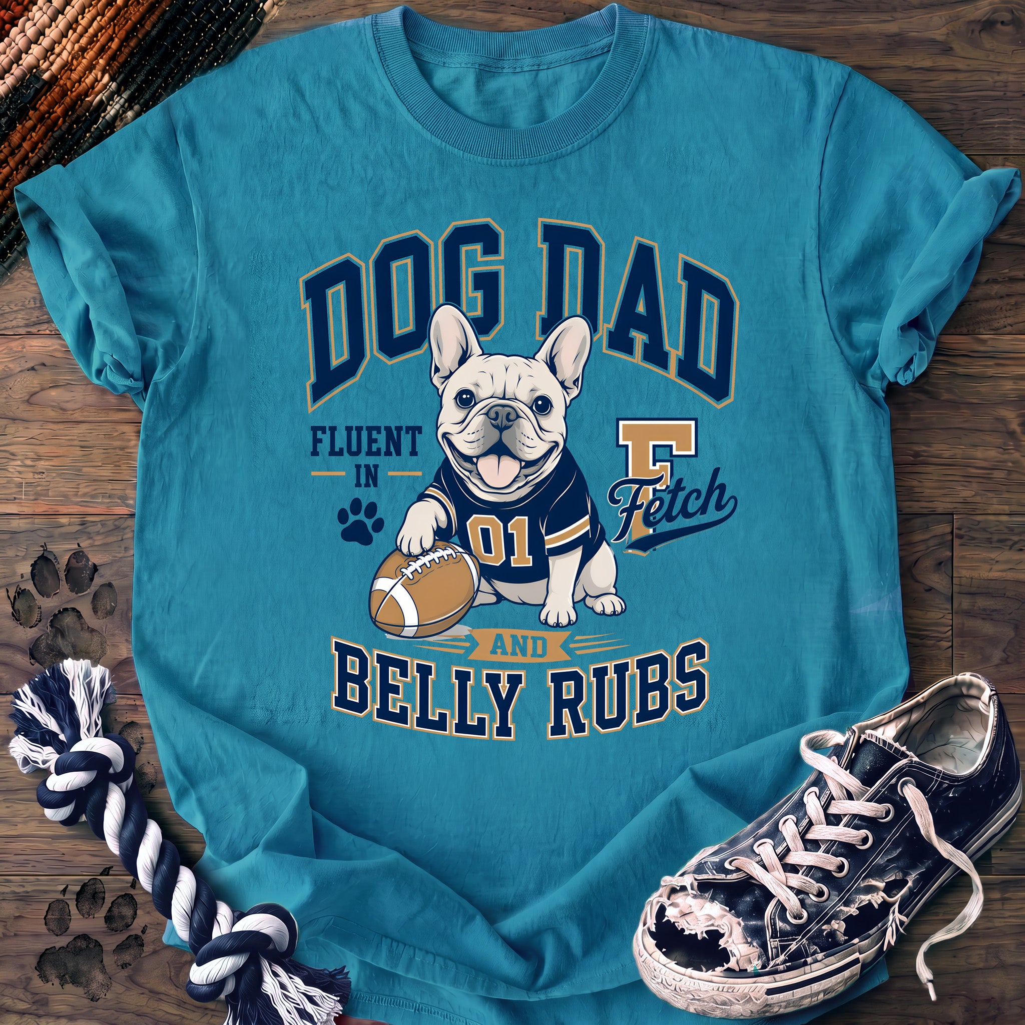 PAWSSION CLUB t-shirt in Sapphire color - SKU PC-0414
