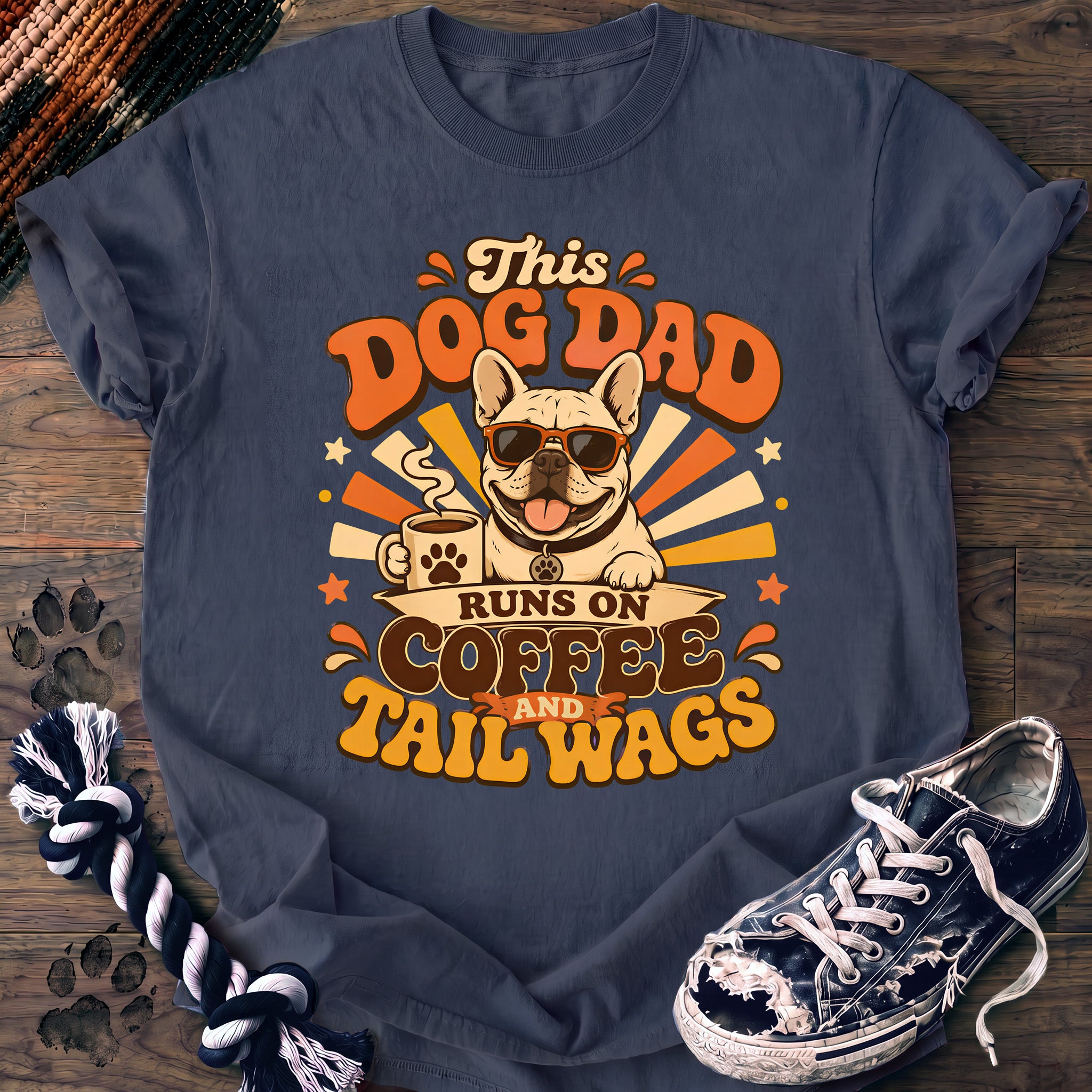 PAWSSION CLUB t-shirt in BlueJean color - SKU PC-0415