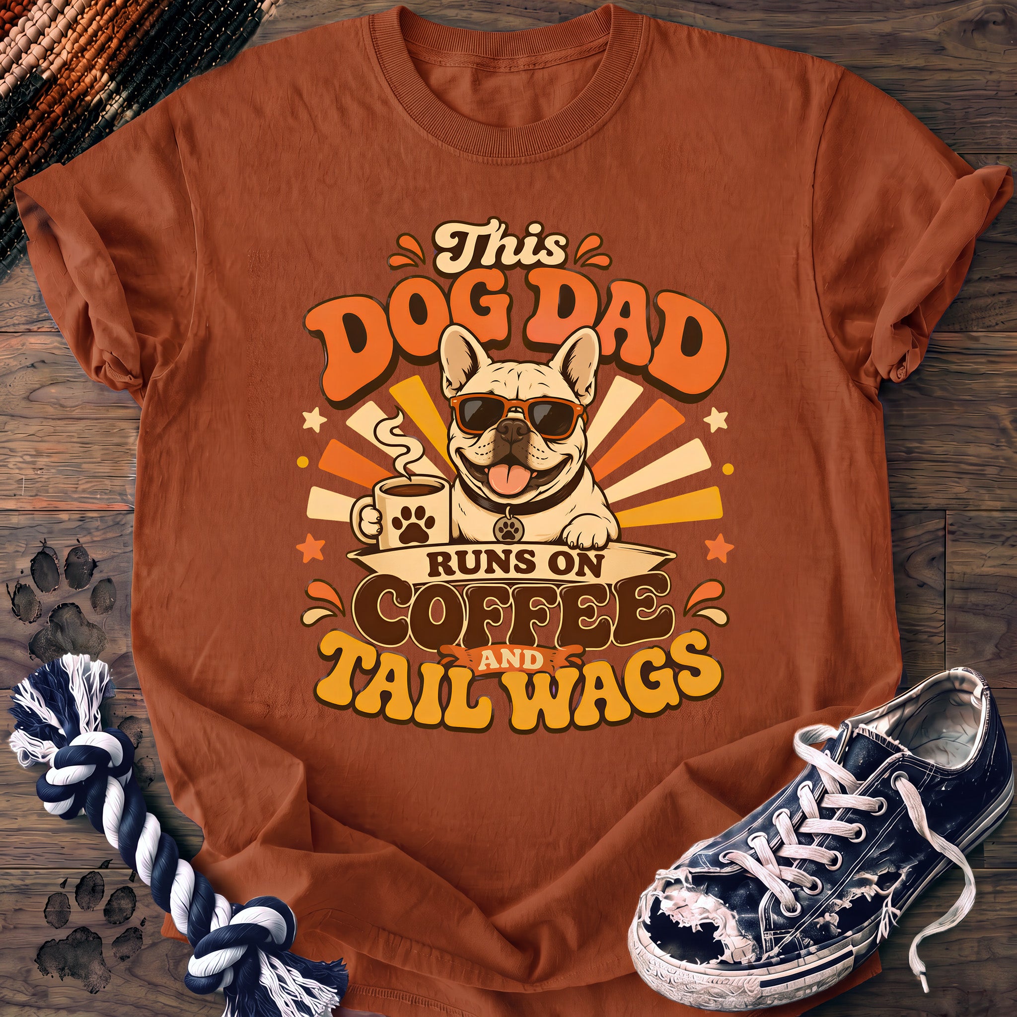 PAWSSION CLUB t-shirt in Yam color - SKU PC-0415