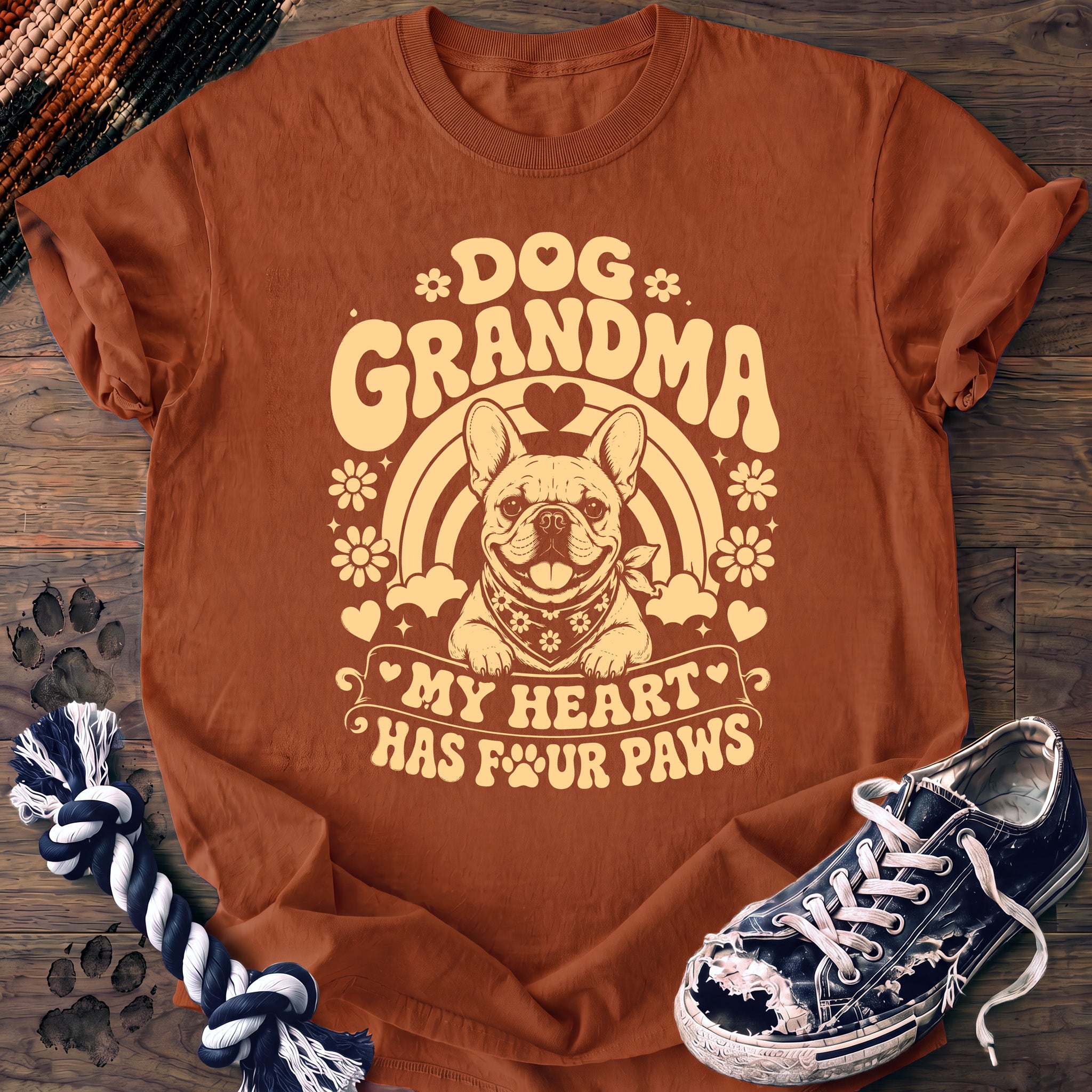 PAWSSION CLUB t-shirt in Yam color - SKU PC-0416