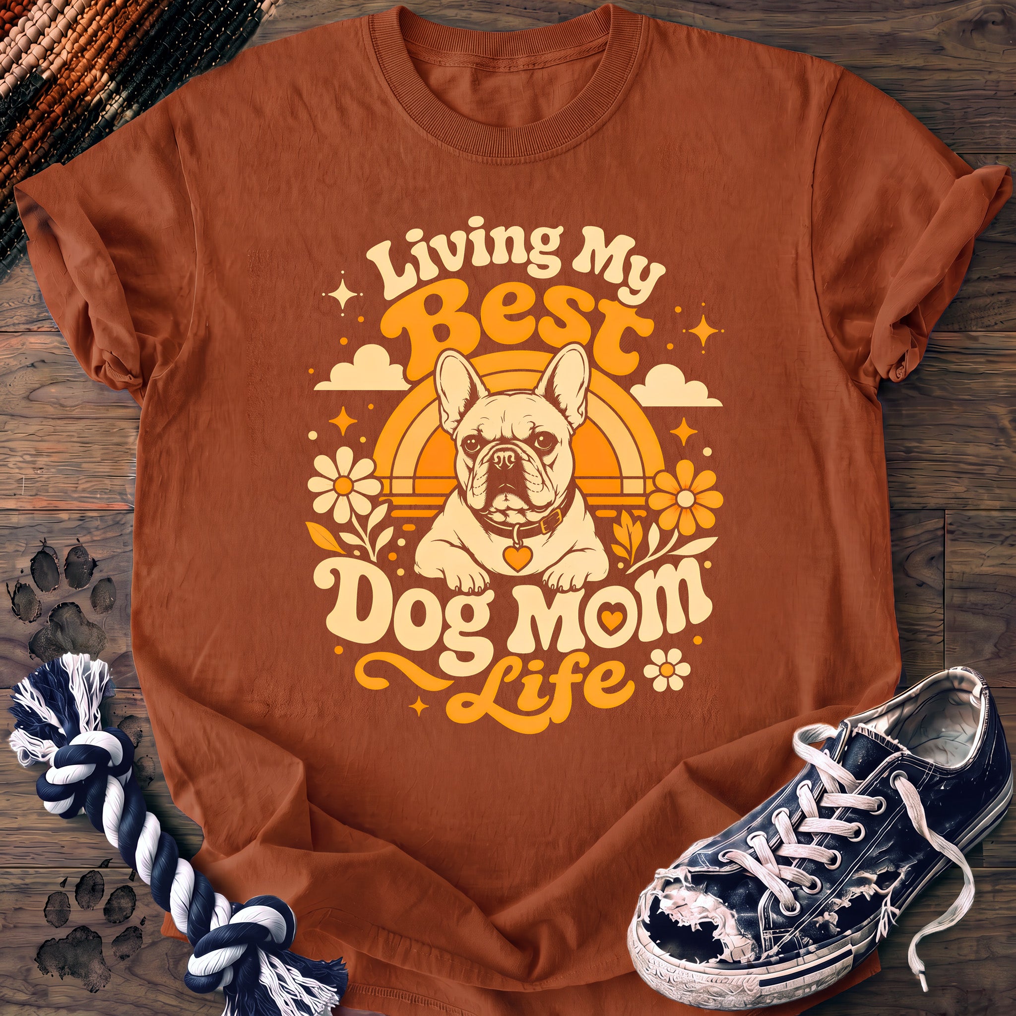 PAWSSION CLUB t-shirt in Yam color - SKU PC-0417