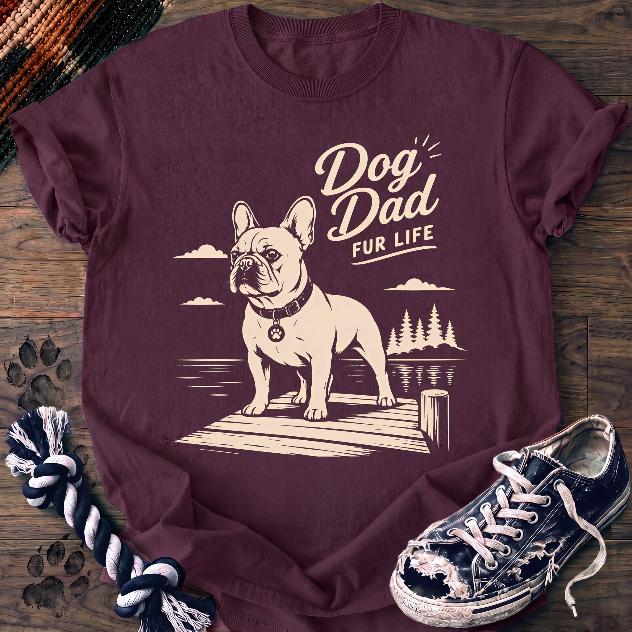 PAWSSION CLUB t-shirt in Berry color - SKU PC-0419