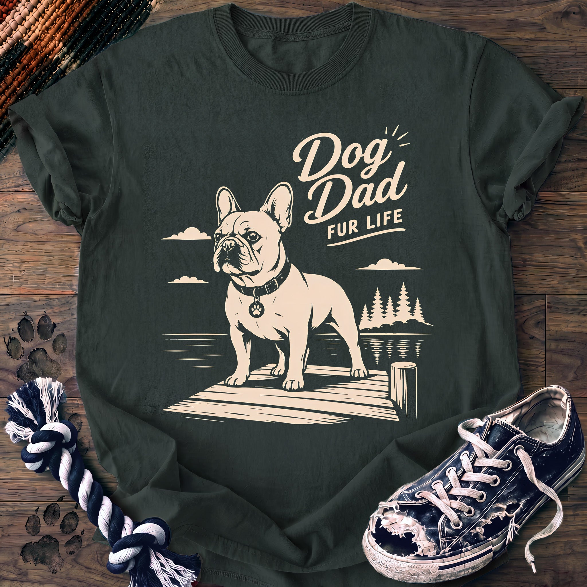 PAWSSION CLUB t-shirt in BlueSpruce color - SKU PC-0419