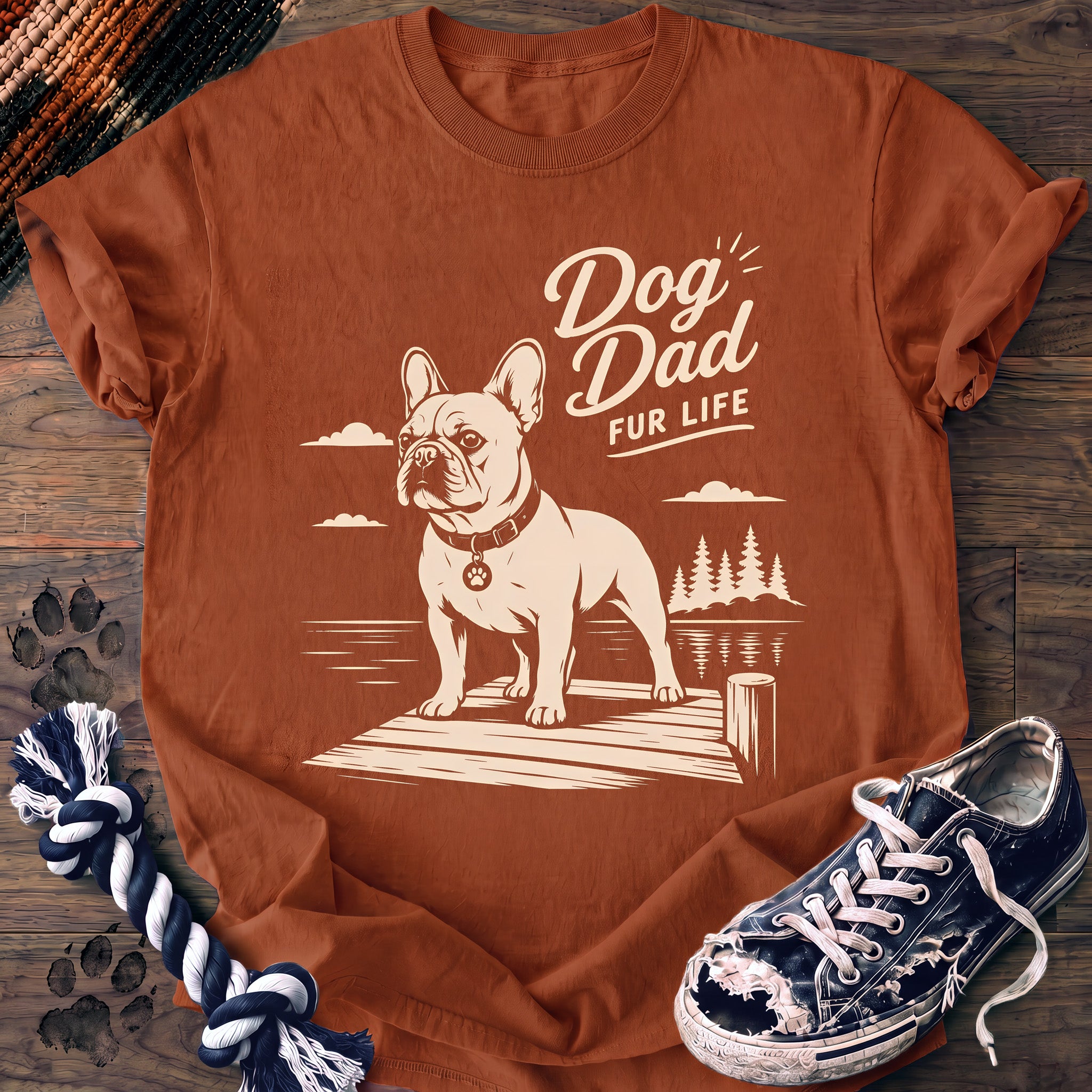 PAWSSION CLUB t-shirt in Yam color - SKU PC-0419