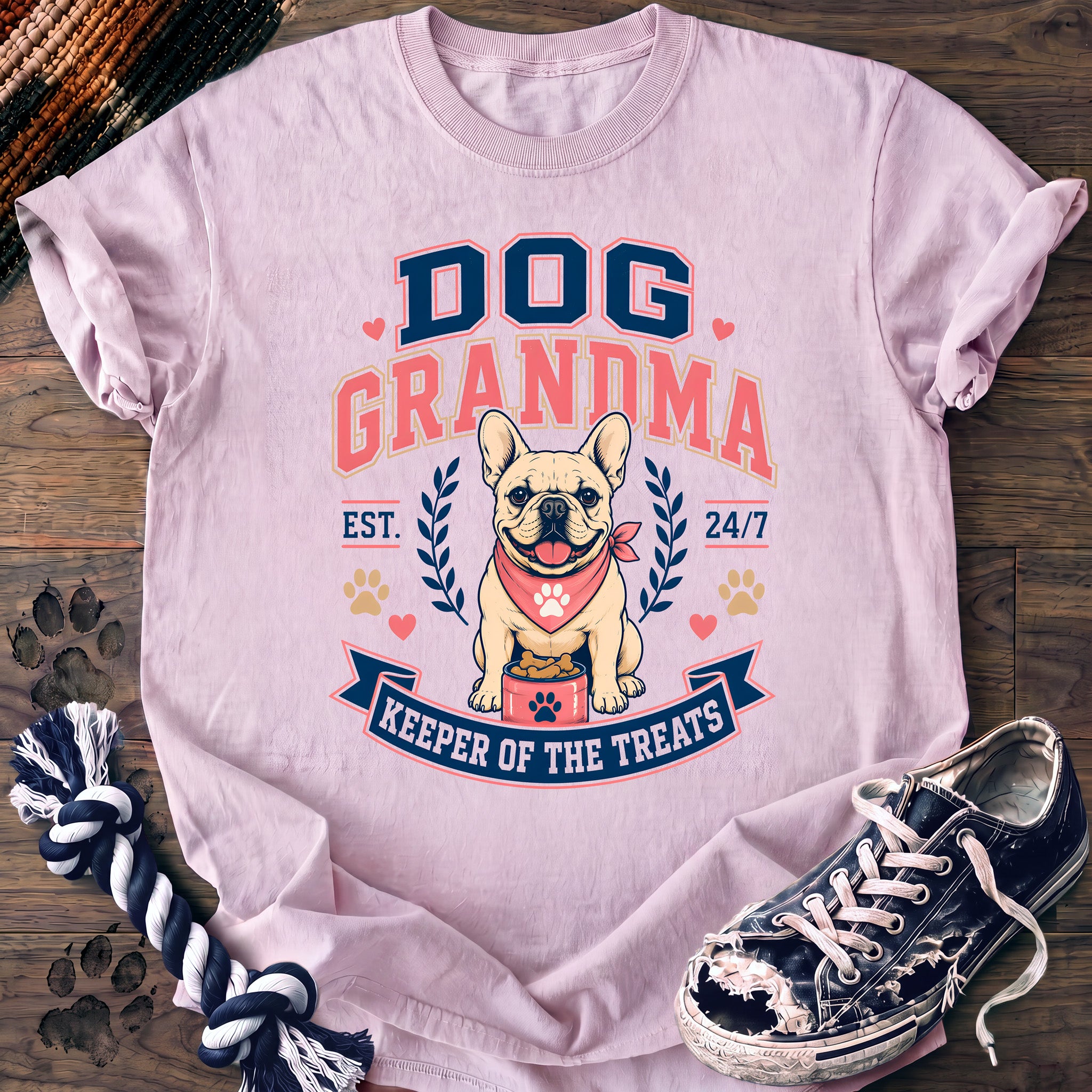PAWSSION CLUB t-shirt in Blossom color - SKU PC-0420