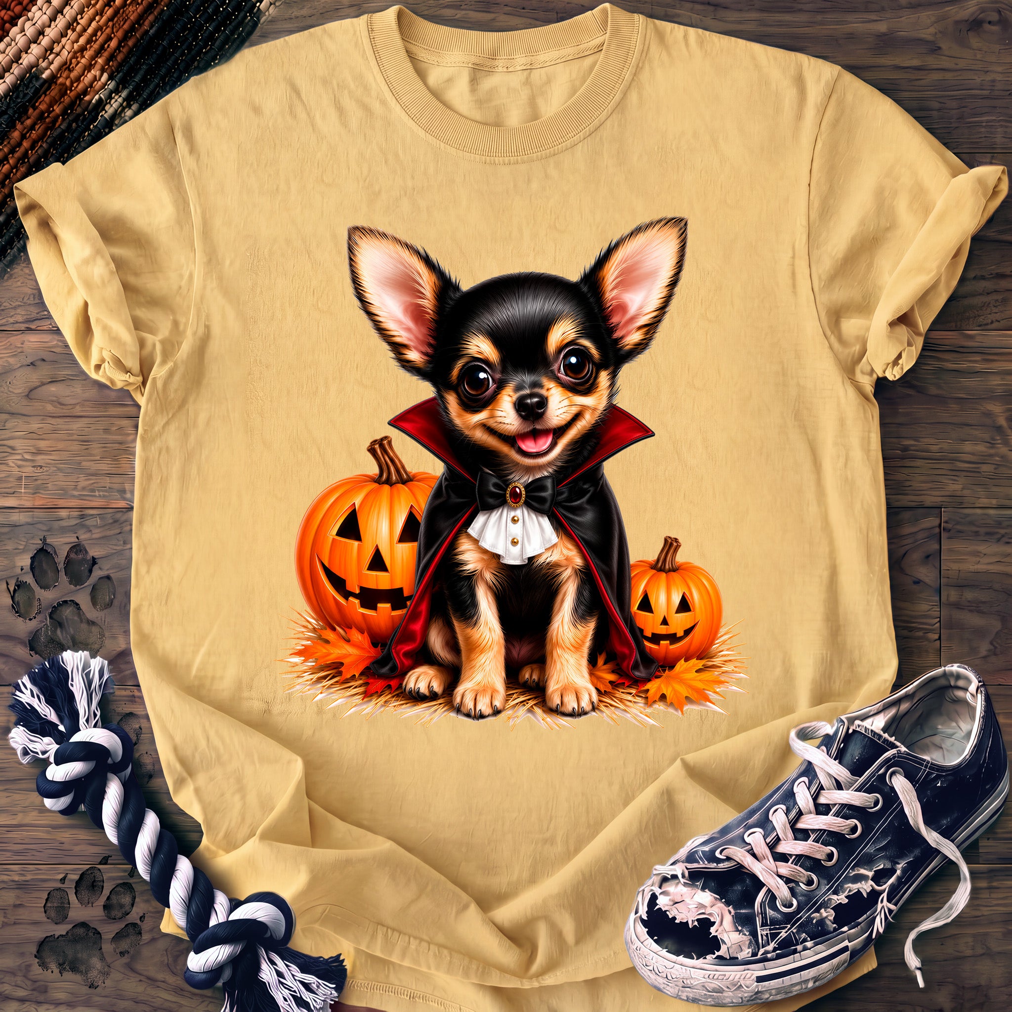 PAWSSION CLUB t-shirt in Butter color - SKU PC-0516