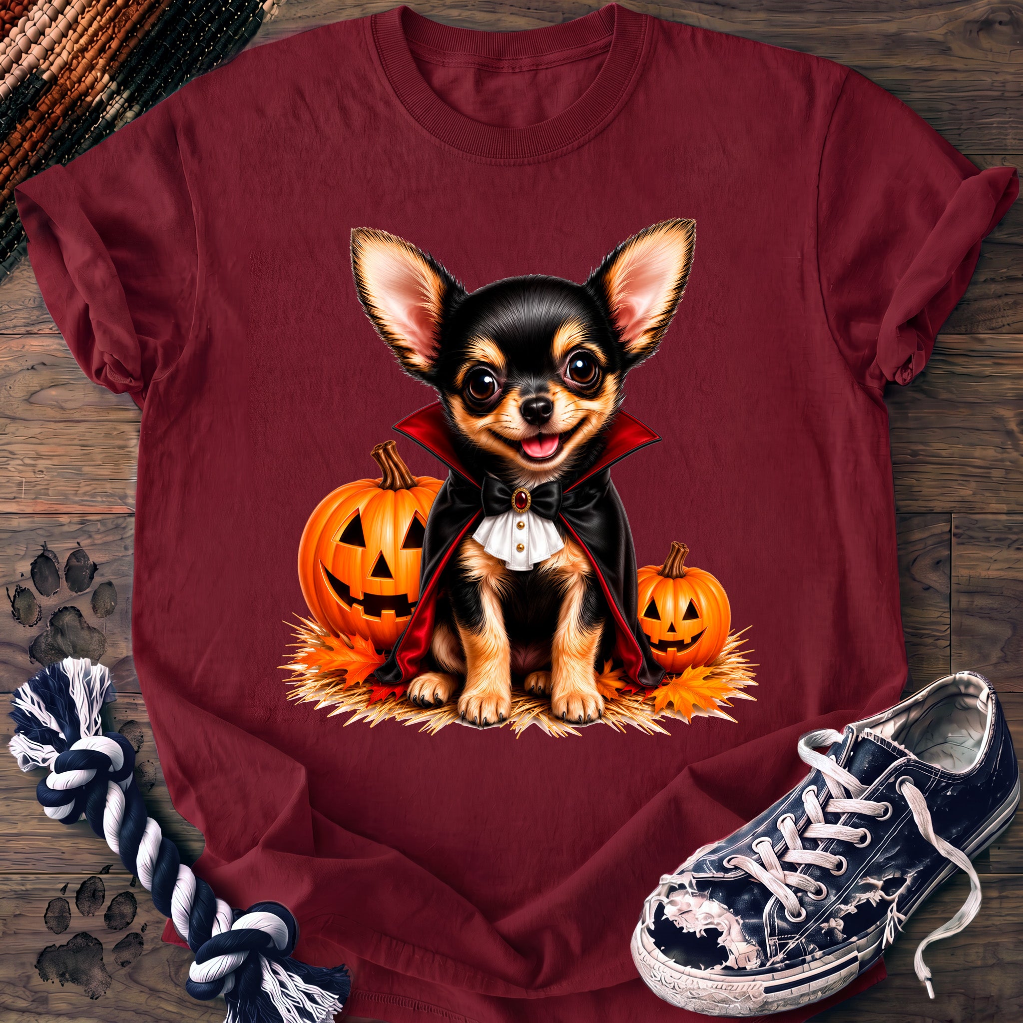 PAWSSION CLUB t-shirt in Crimson color - SKU PC-0516